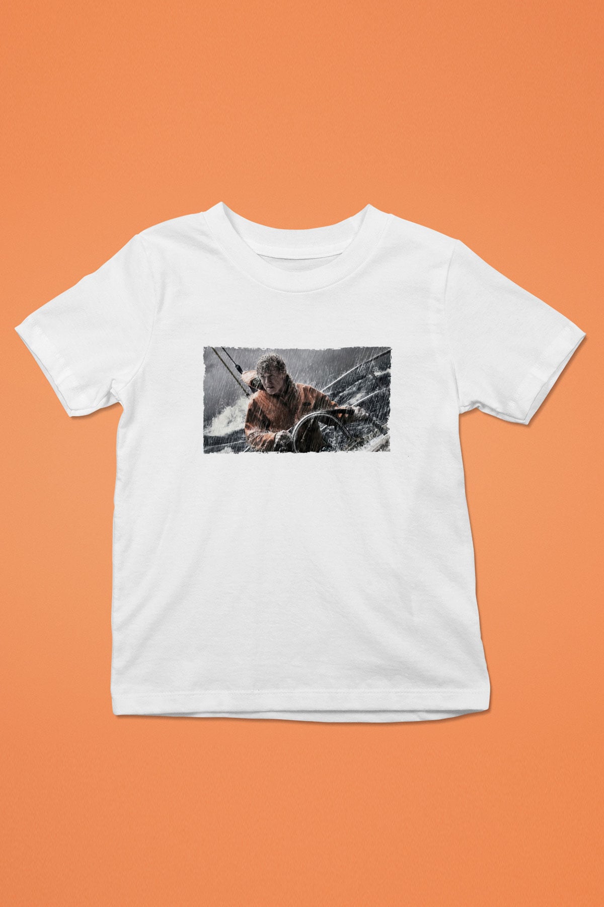 Unisex Sona Doğru - All Is Lost Baskılı Beyaz Çocuk Tshirt