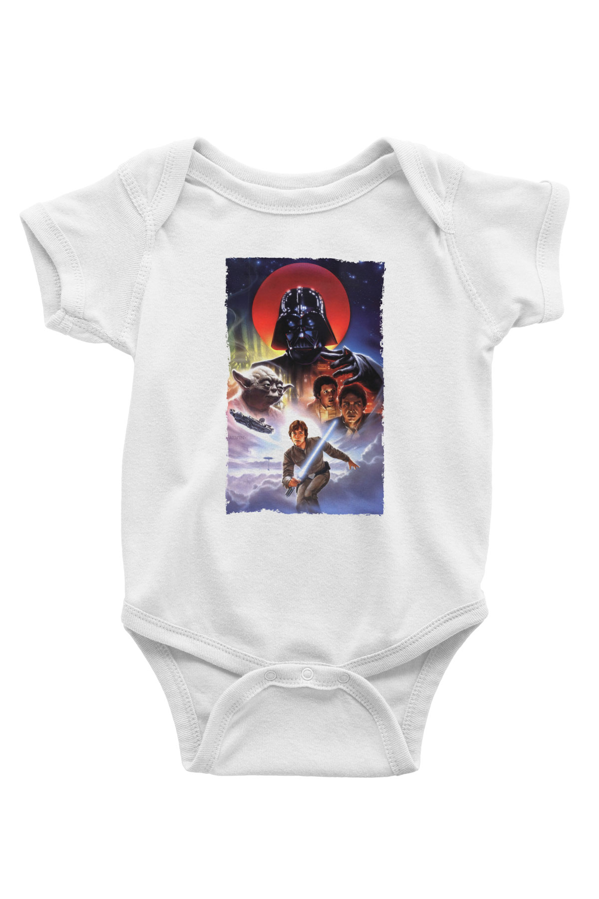Unisex Star Wars İmparator'un Dönüşü (The Empire Strikes Back) Baskılı Bebek Body - Zıbın