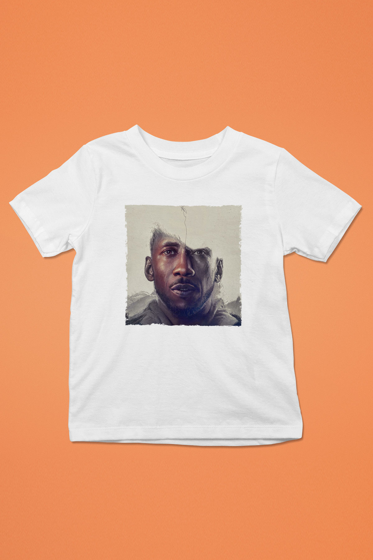 Unisex Swan Song Baskılı Beyaz Çocuk Tişört