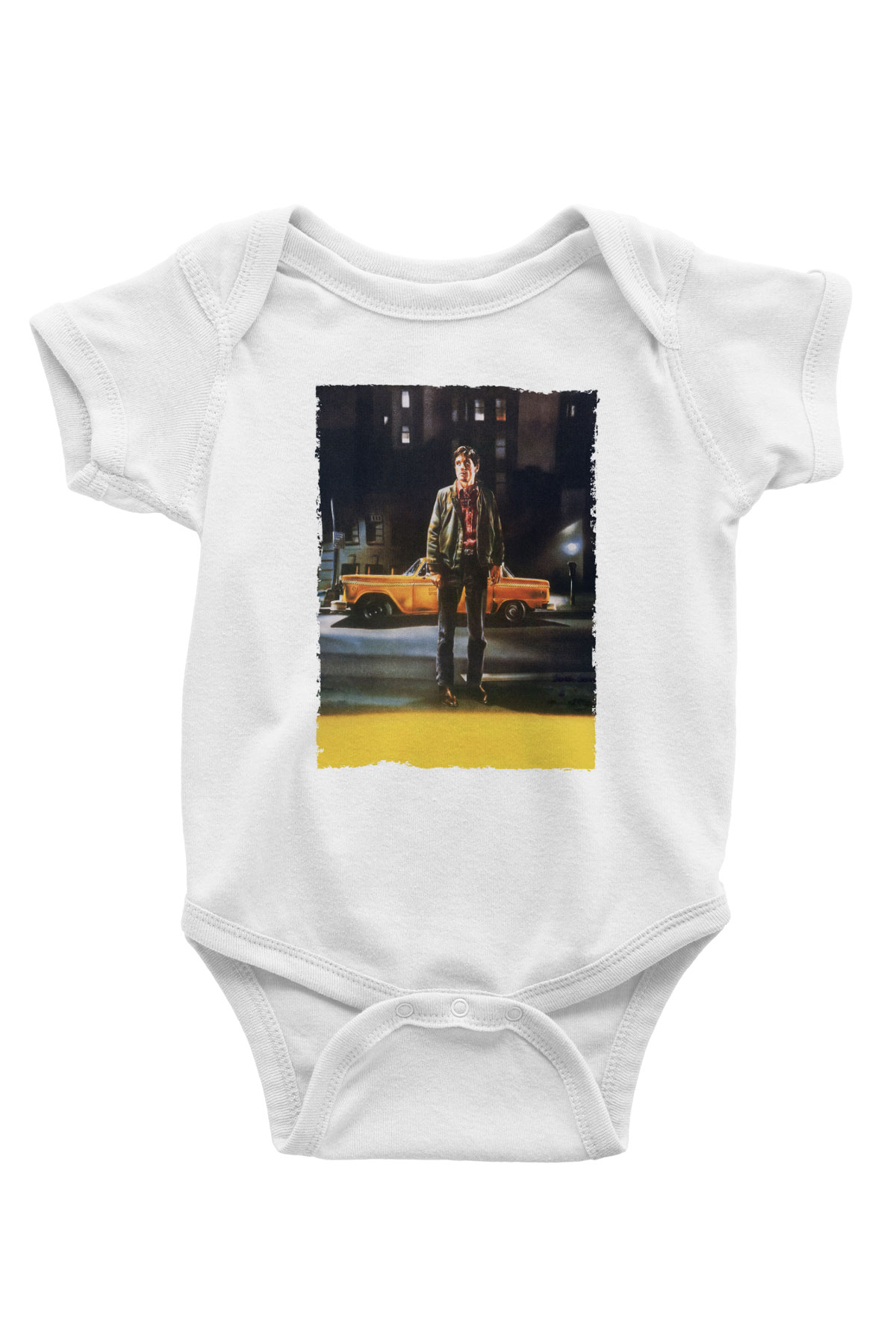 Unisex Taksi Şoförü (Taxi Driver) Baskılı Bebek Body - Zıbın
