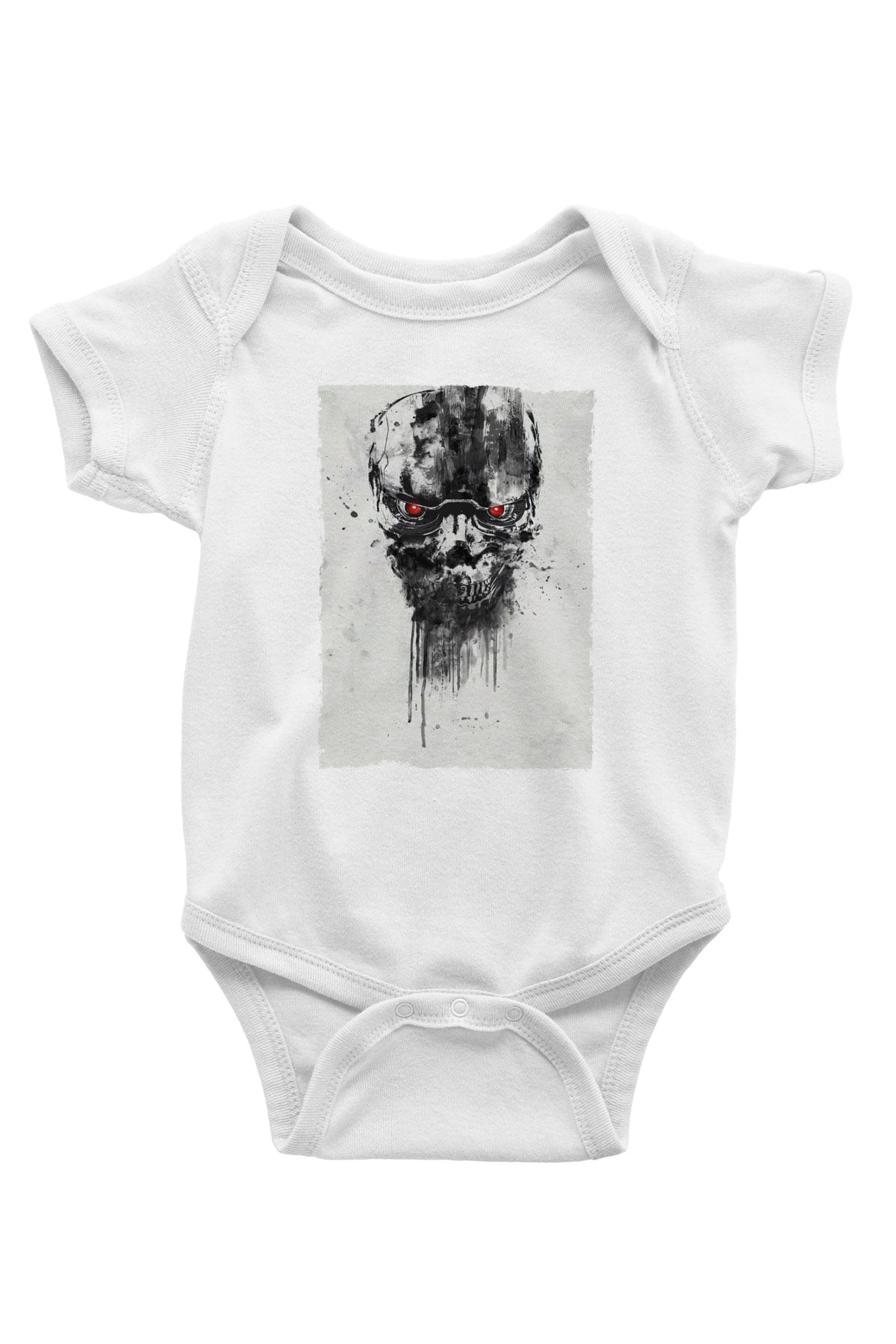 Unisex Terminatör Kara Kader (Terminator Dark Fate) Baskılı Bebek Body - Zıbın
