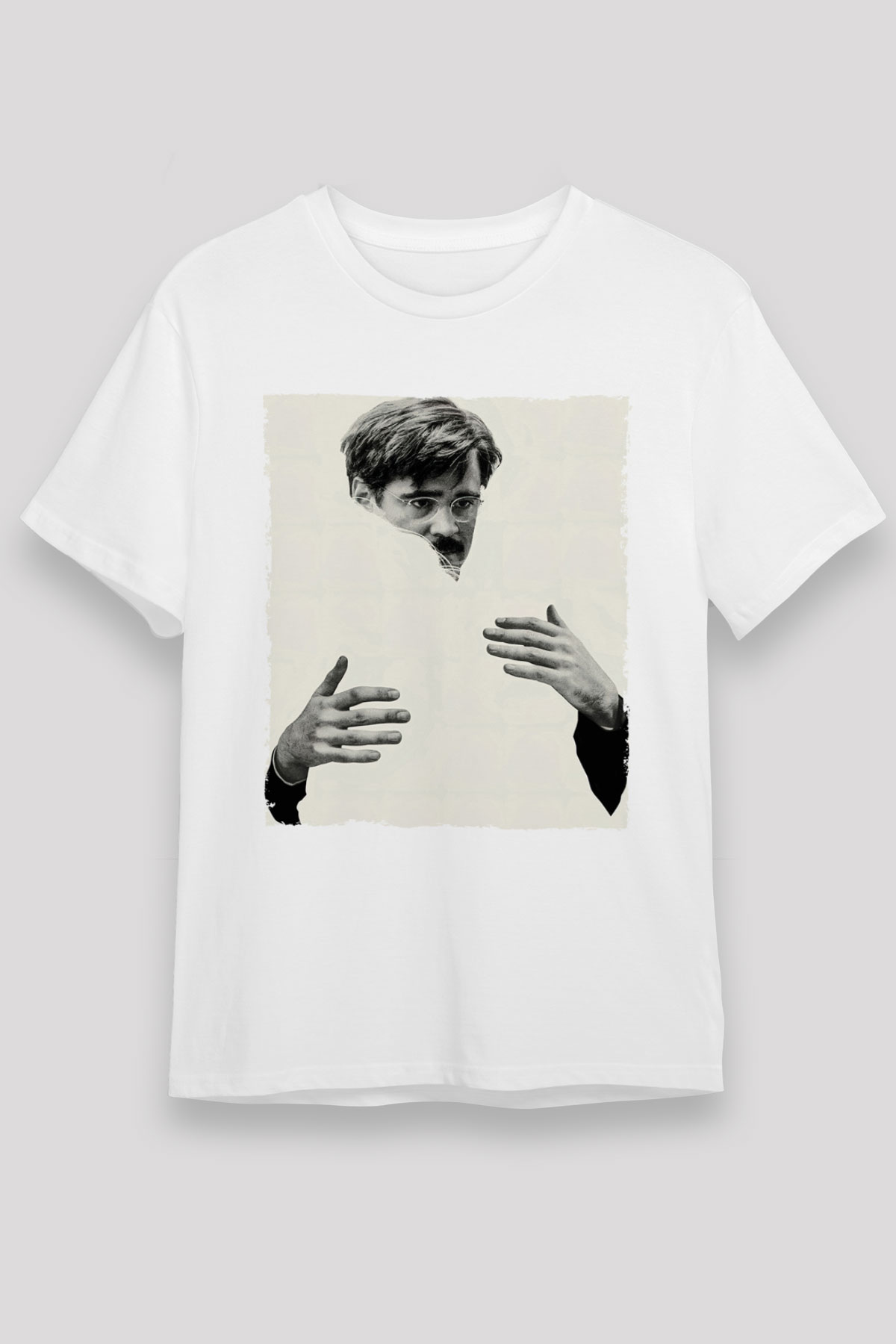 Unisex The Lobster Baskılı Beyaz Tshirt