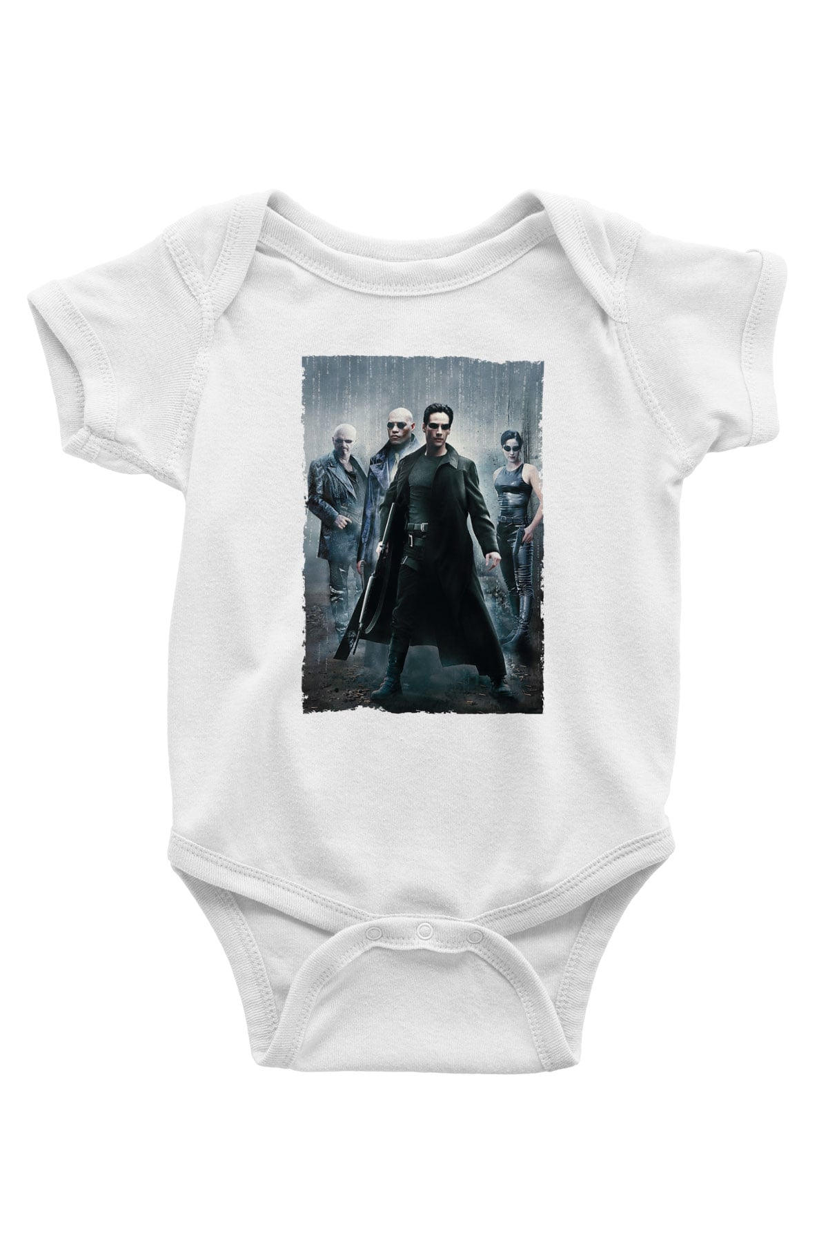 Unisex The Matrix Baskılı Bebek Body - Zıbın