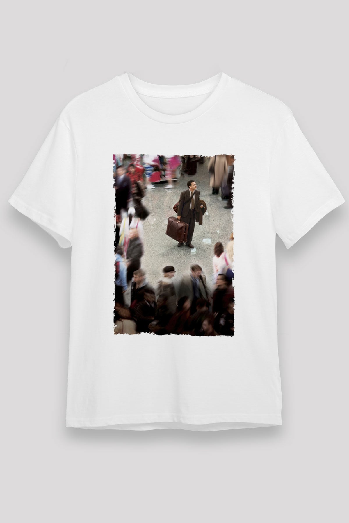 Unisex The Terminal Baskılı Beyaz Tshirt