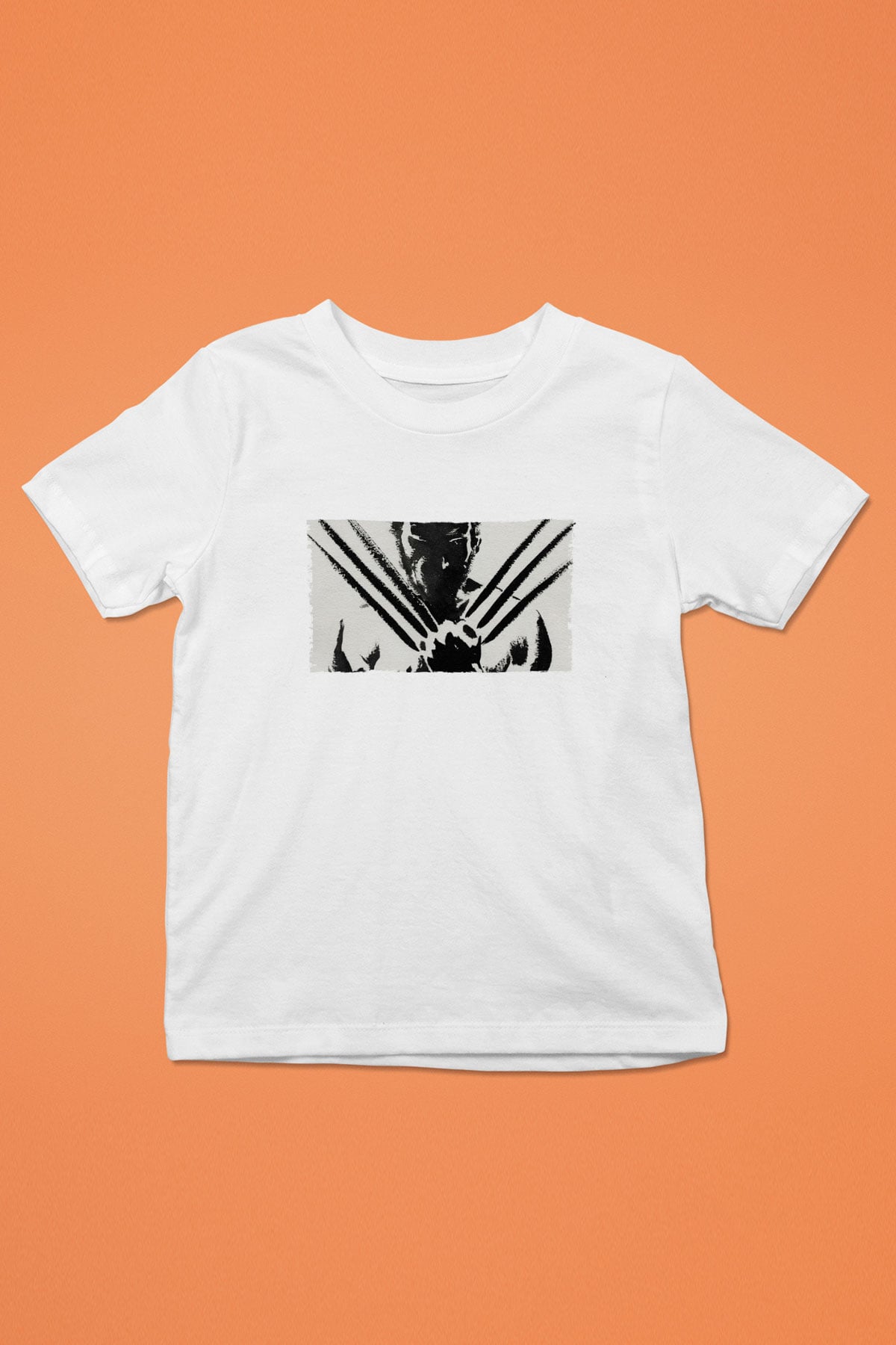 Unisex The Wolverine Baskılı Beyaz Çocuk Tişört