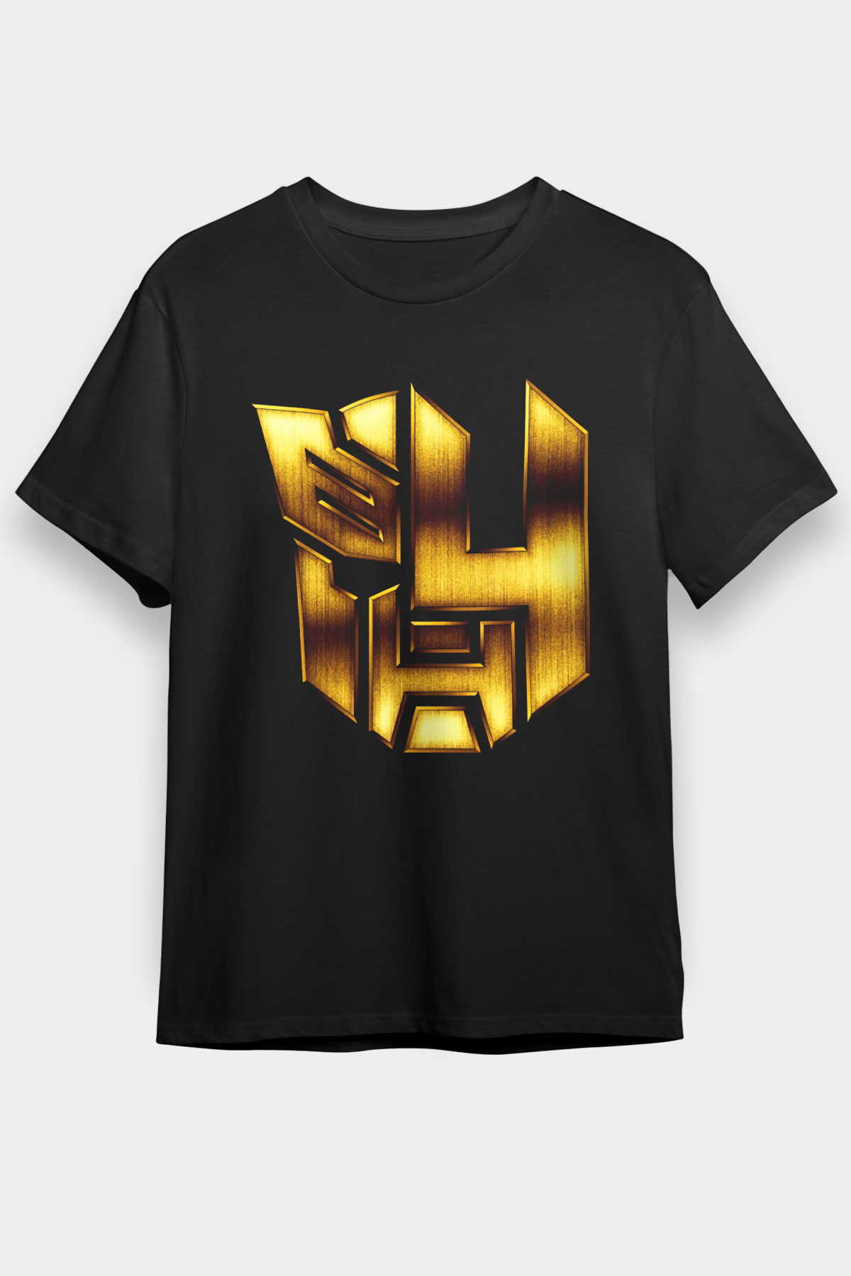 Unisex Transformers 4 Baskılı Siyah Tişört