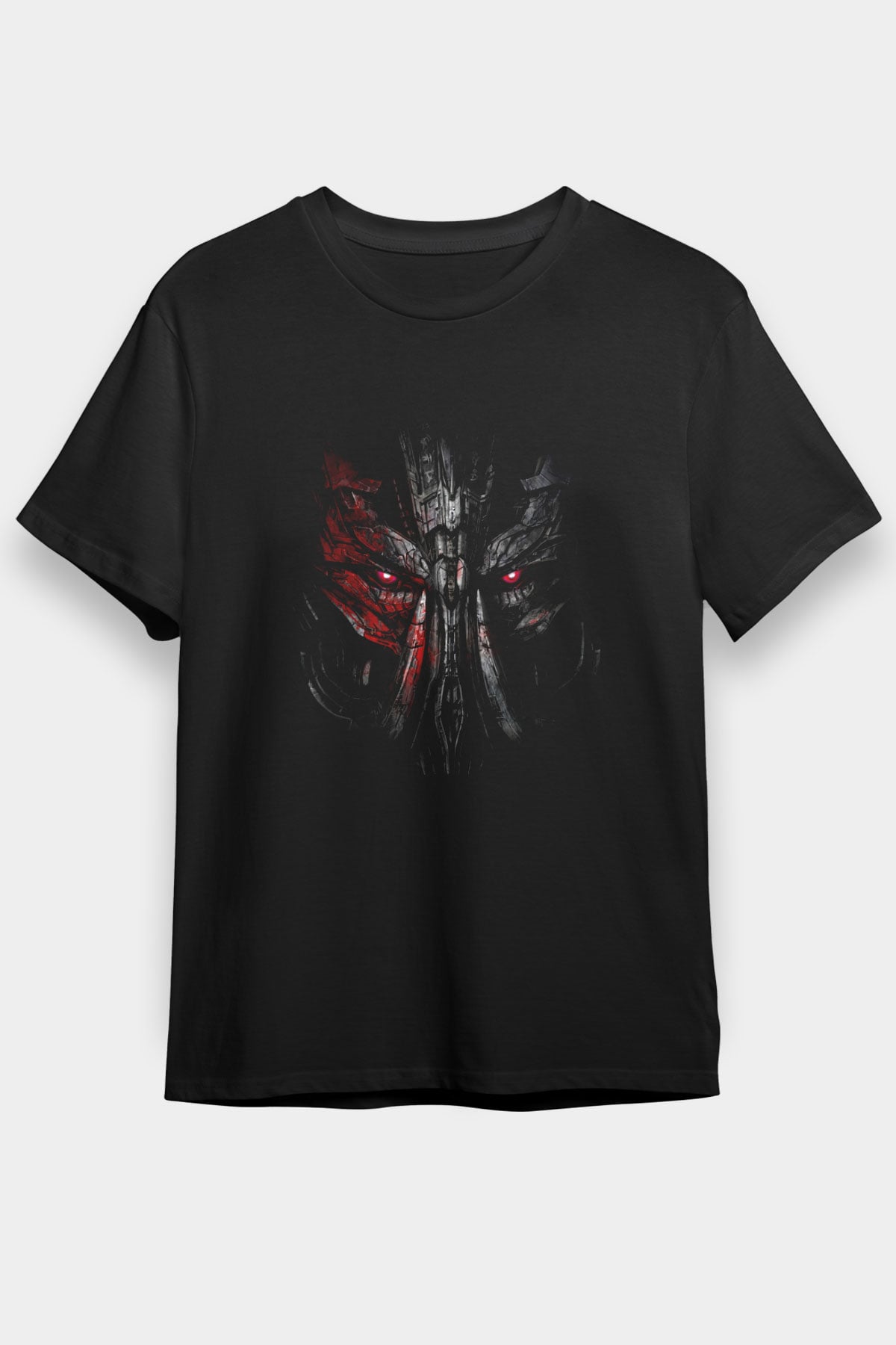 Unisex Transformers 5 (Transformers The Last Knight) Baskılı Siyah Tshirt