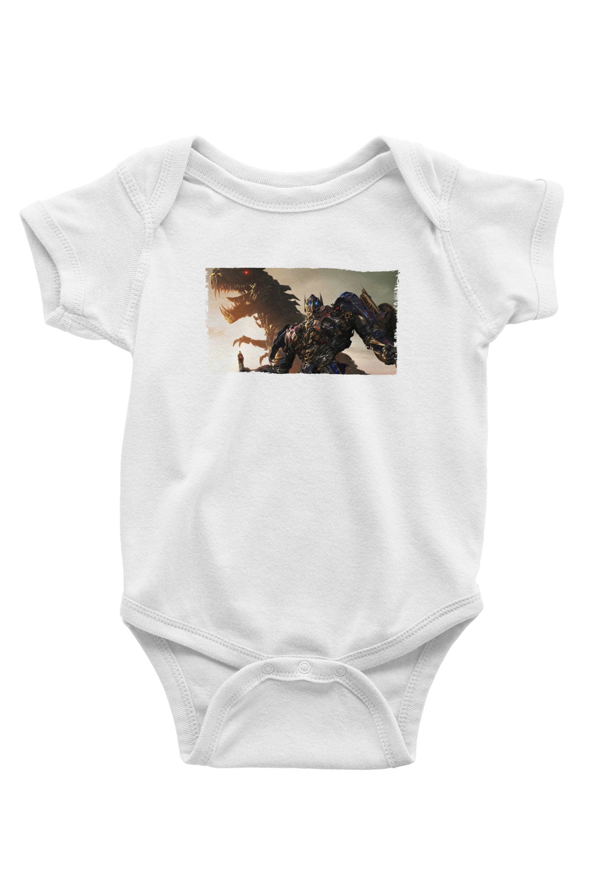 Unisex Transformers Baskılı Bebek Body - Zıbın
