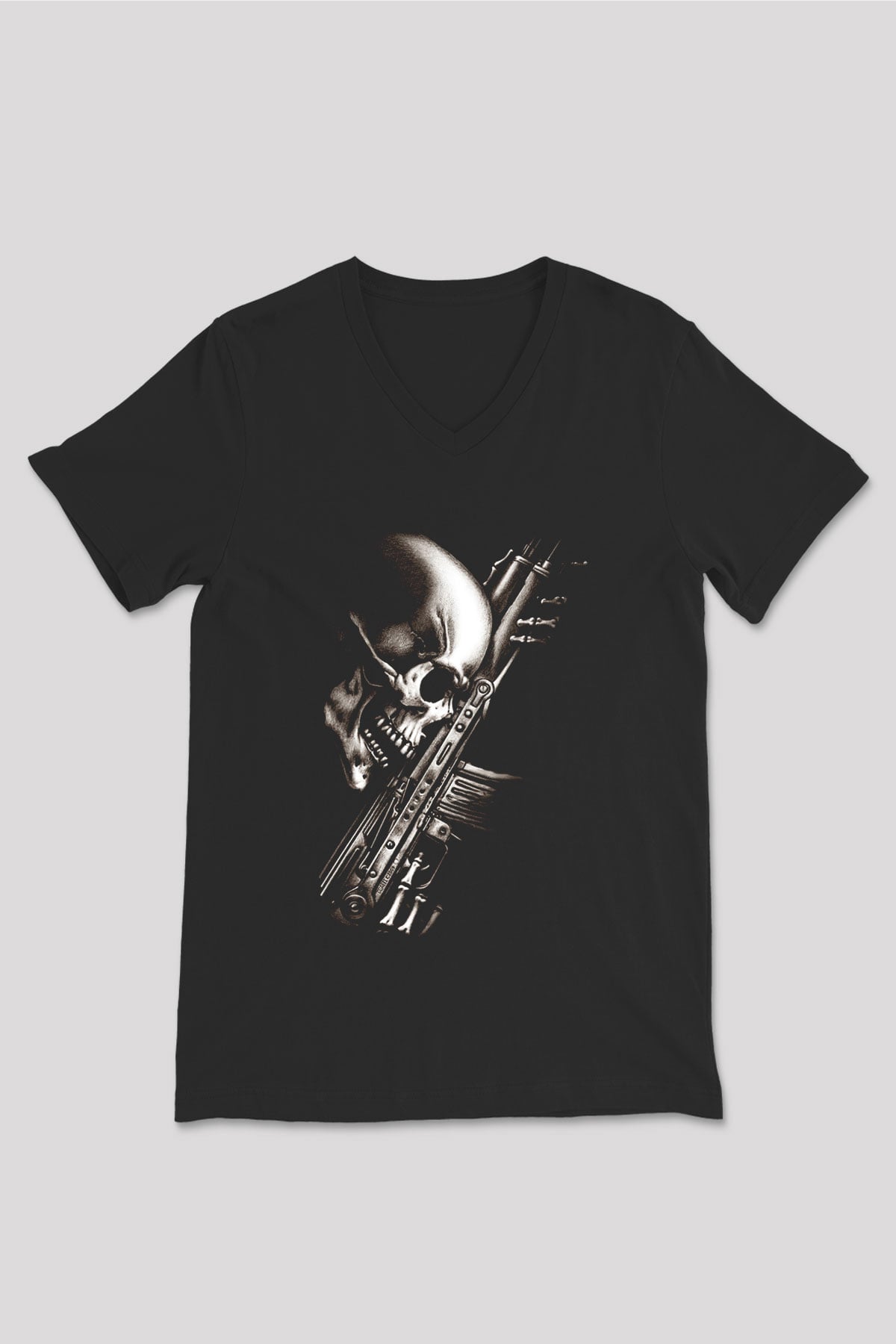 Unisex V Yaka Tişört TSR1