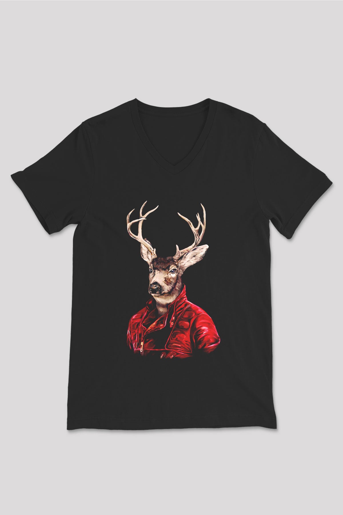 Unisex V Yaka Tişört TSR12