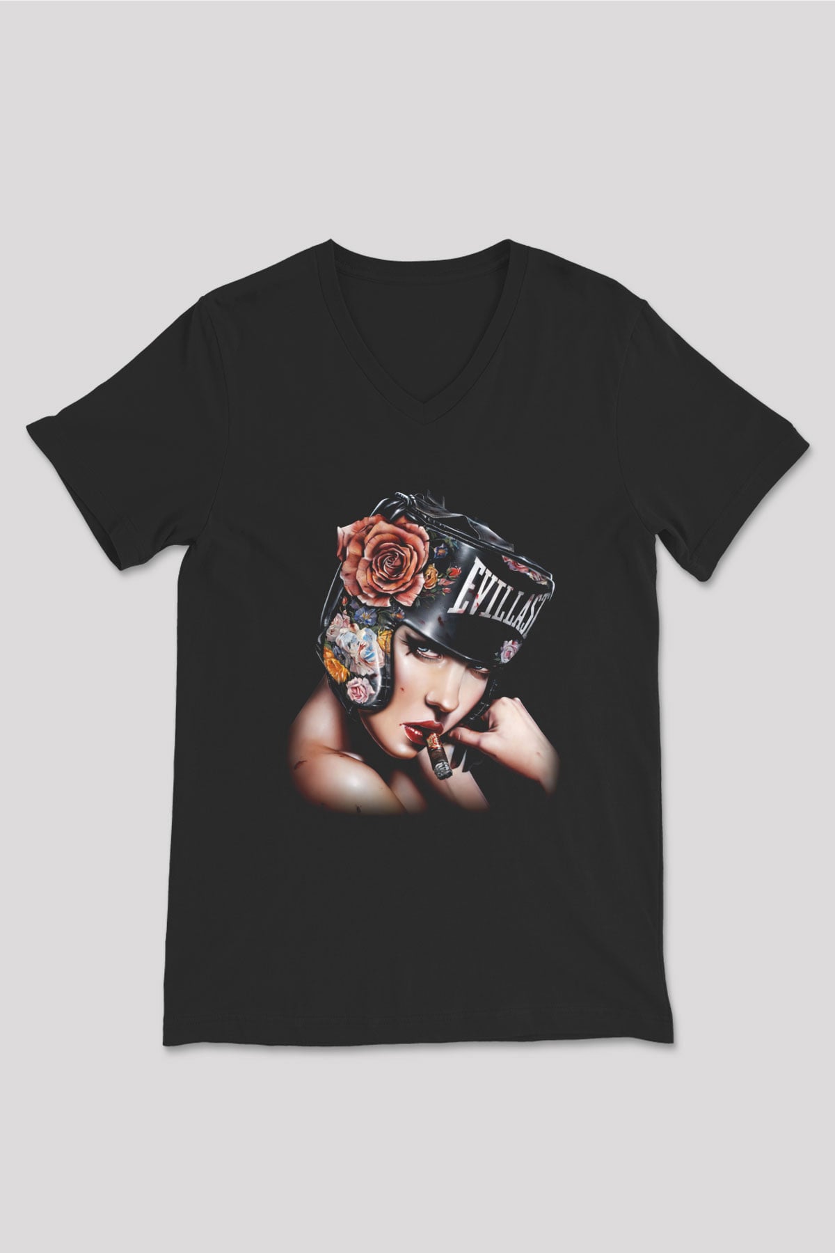 Unisex V Yaka Tişört TSR147