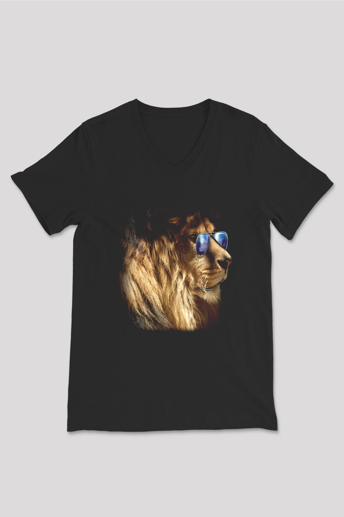 Unisex V Yaka Tişört TSR246