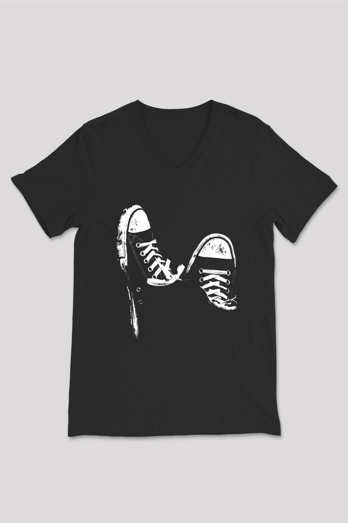 Unisex V Yaka Tişört TSR250