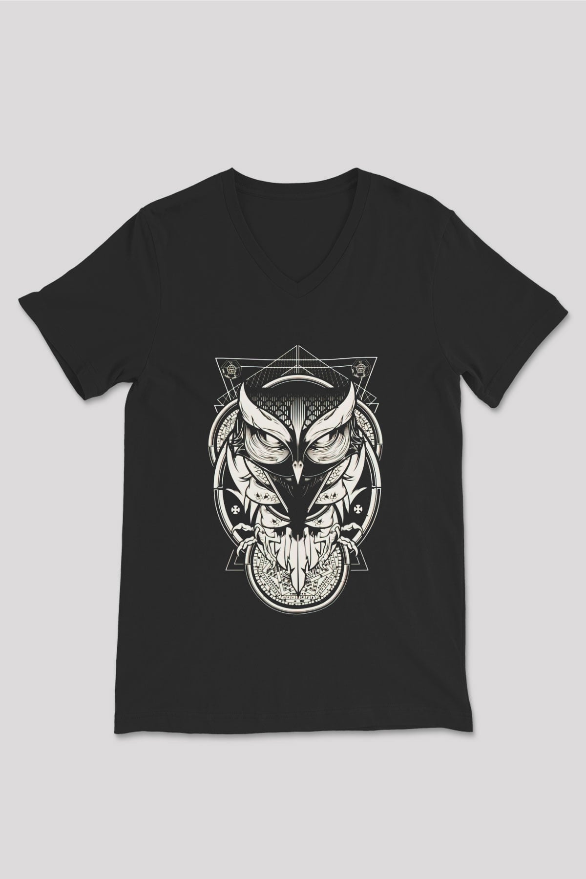 Unisex V Yaka Tişört TSR279