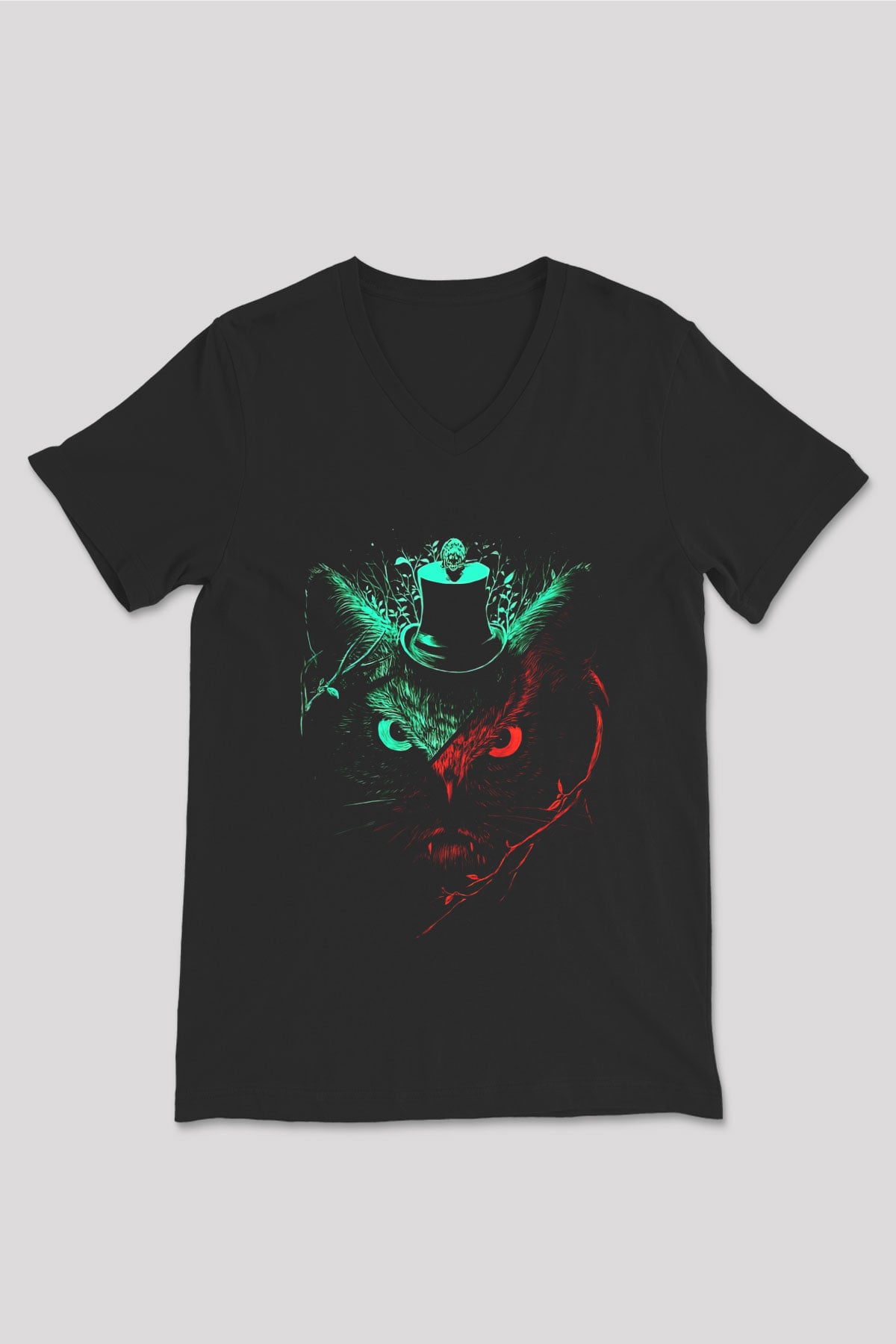 Unisex V Yaka Tişört TSR35