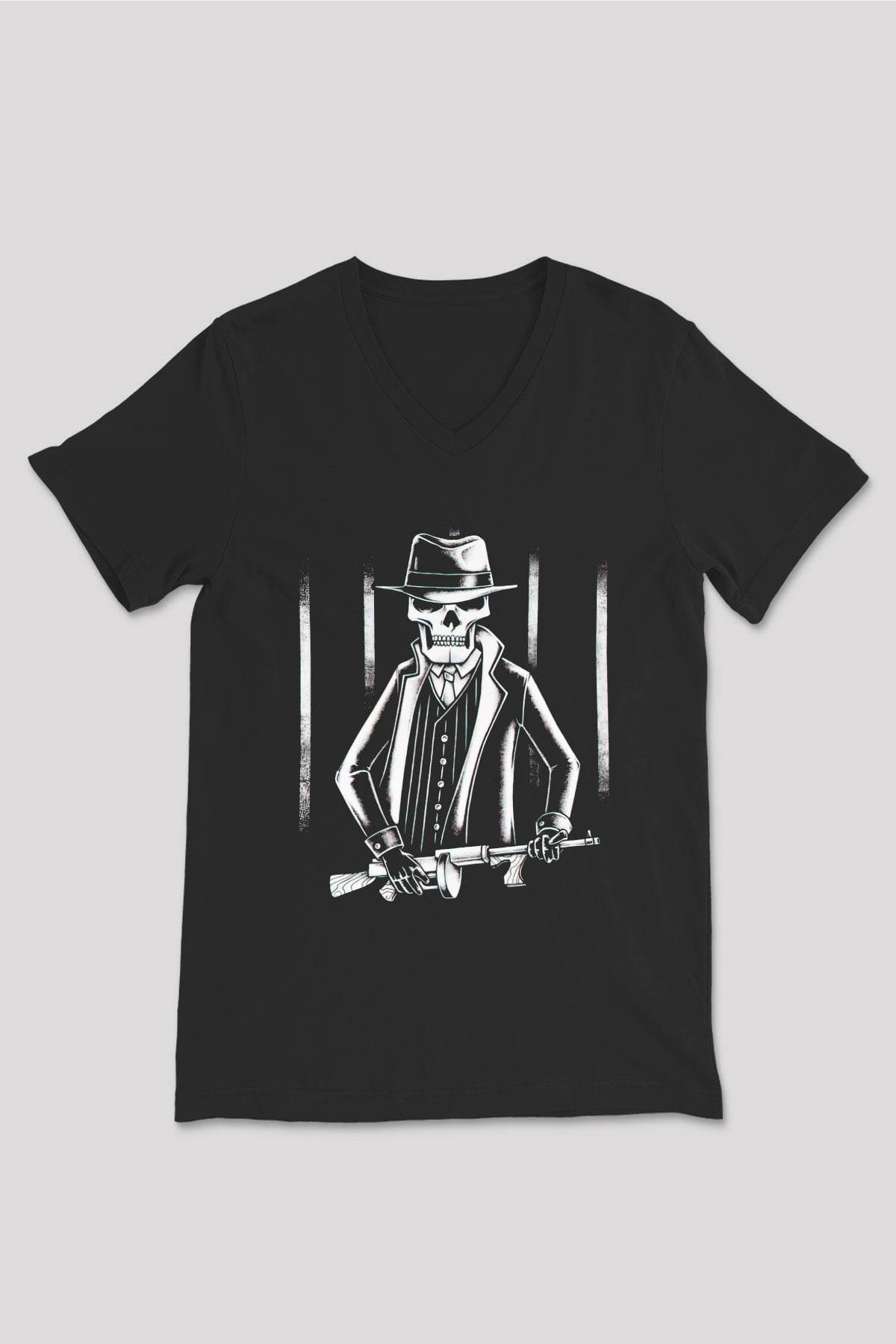 Unisex V Yaka Tişört TSR52