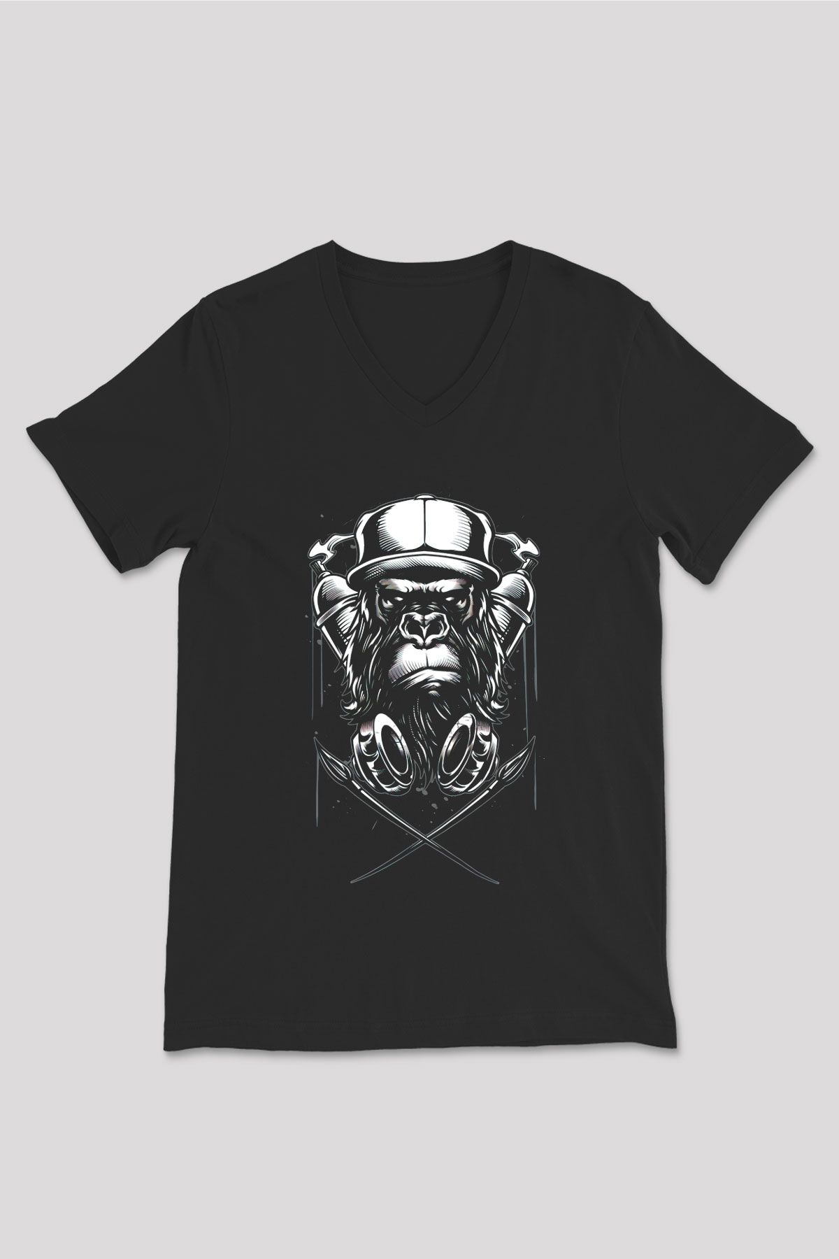 Unisex V Yaka Tişört TSR53
