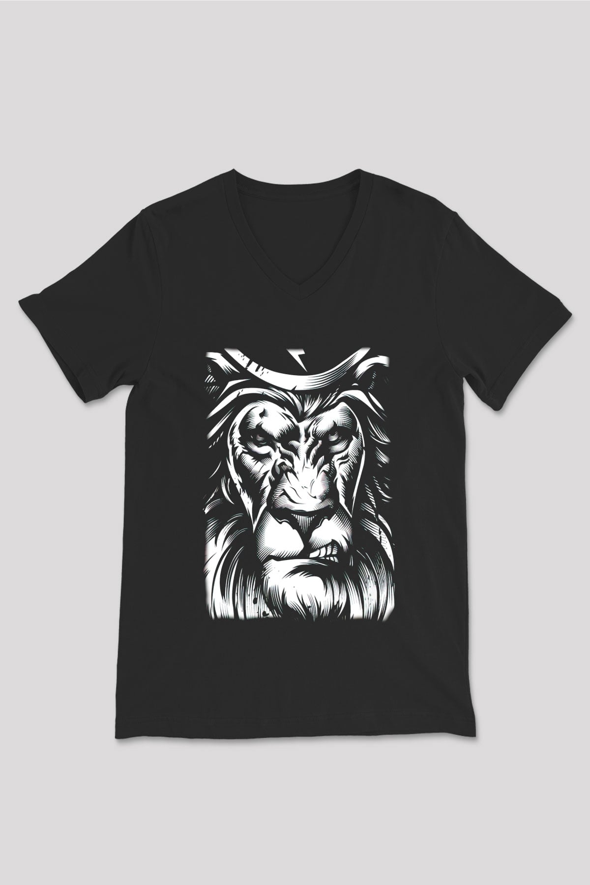 Unisex V Yaka Tişört TSR57