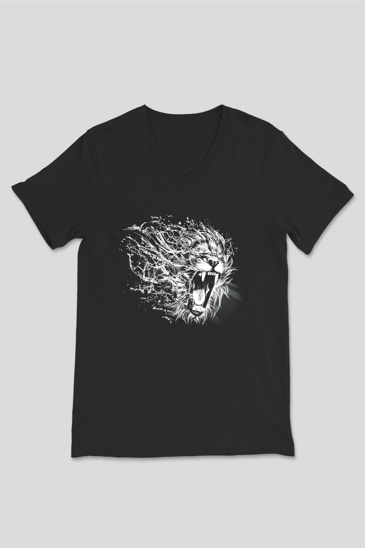 Unisex V Yaka Tişört TSR89