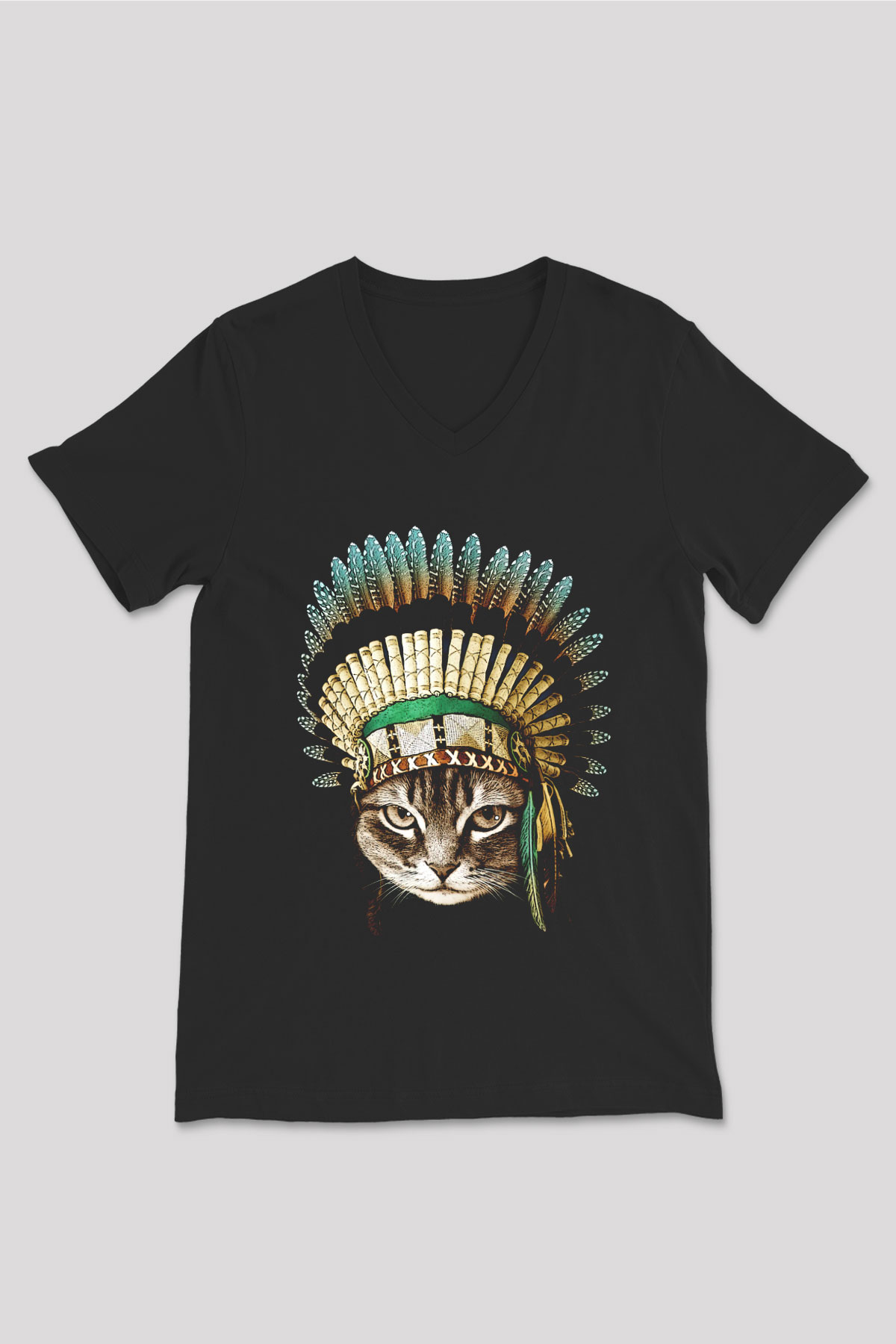 Unisex V Yaka Tişört TSR90