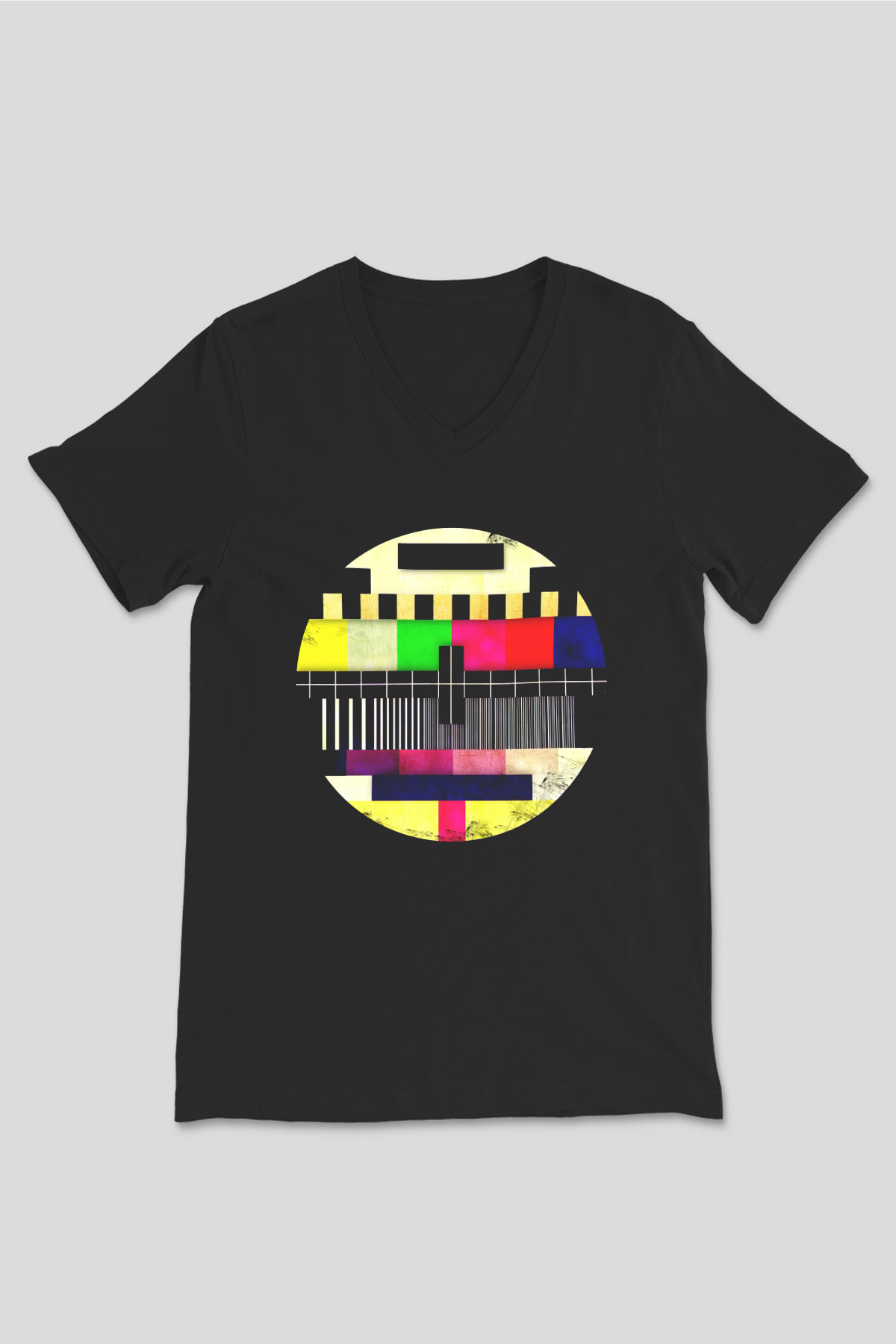 Unisex V Yaka Tişört TSR94