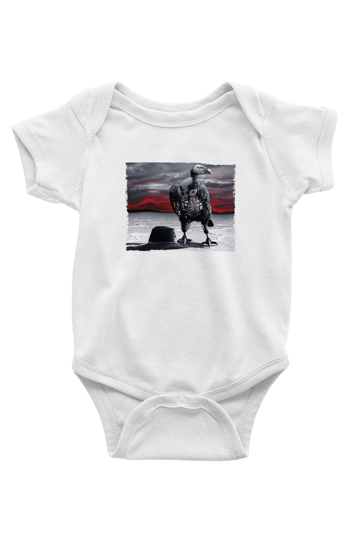 Unisex Westworld Baskılı Bebek Body - Zıbın