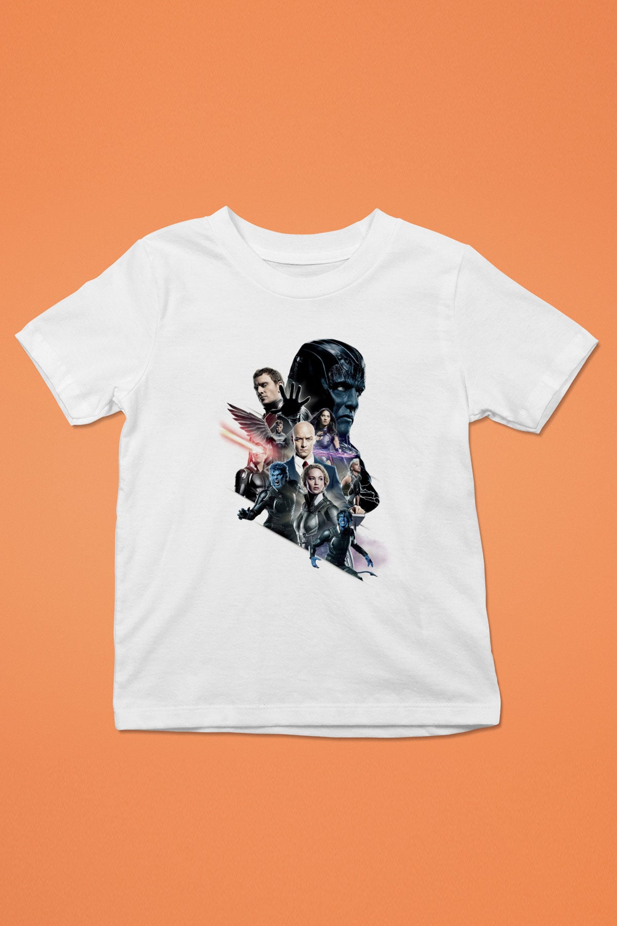 Unisex X-Men Apocalypse Baskılı Beyaz Çocuk Tshirt