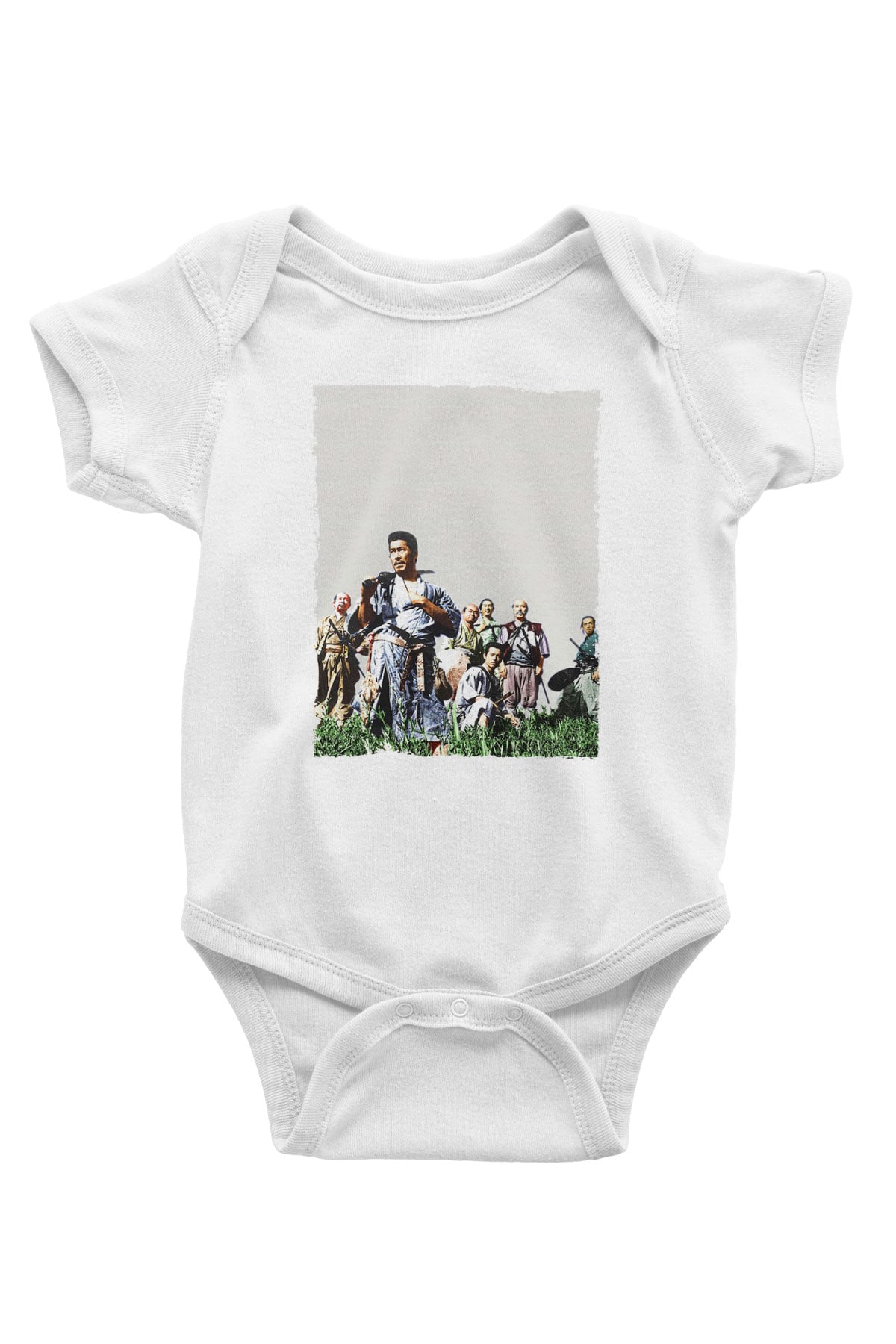 Unisex Yedi Samuray (Seven Samurai) Baskılı Bebek Body - Zıbın