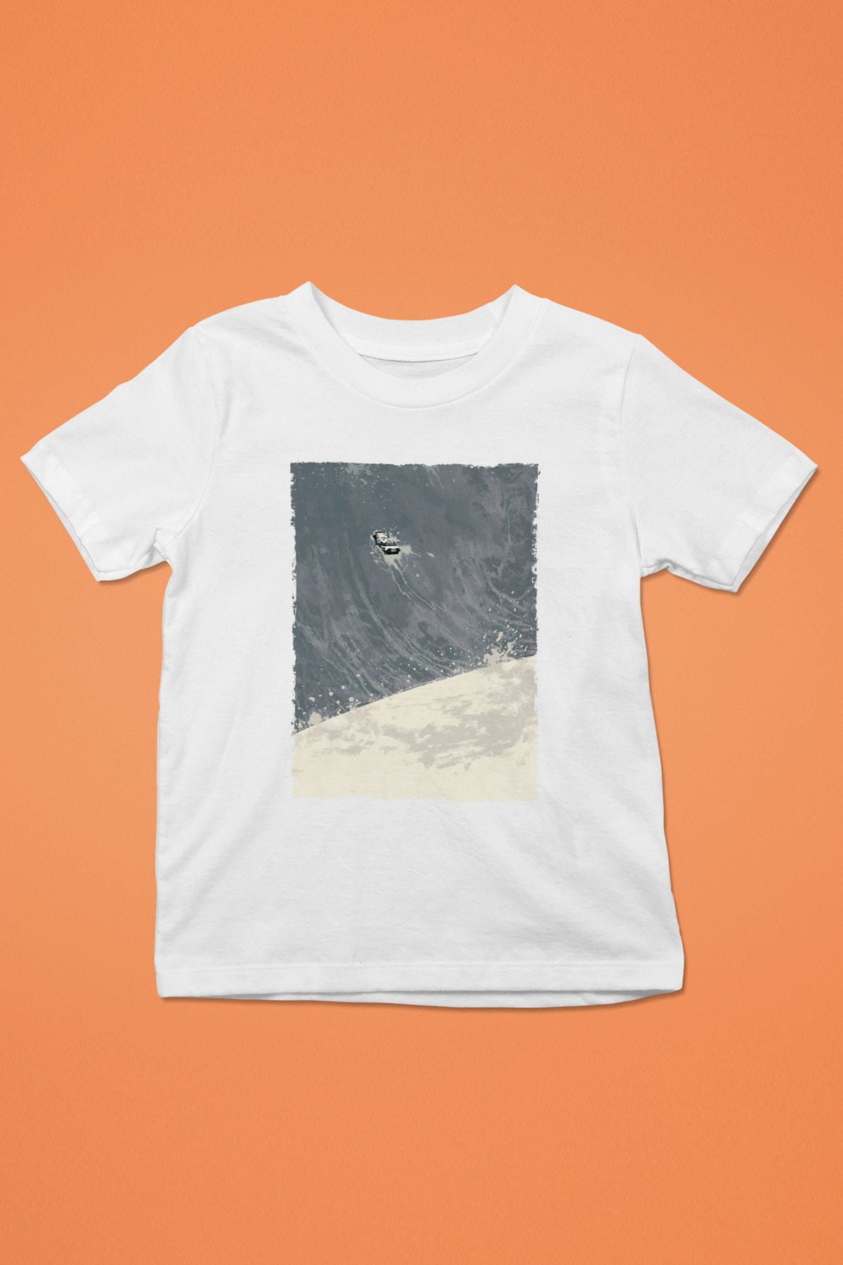 Unisex Yıldızlararası (Interstellar) Baskılı Beyaz Çocuk Tshirt