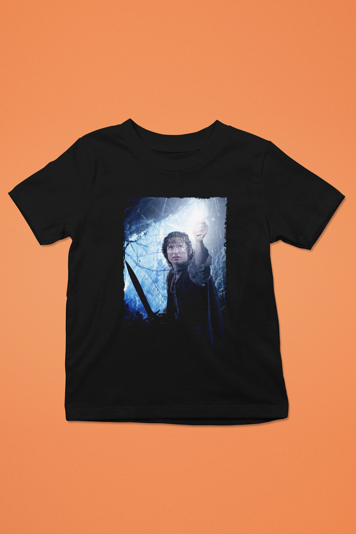 Unisex Yüzüklerin Efendisi Kralın Dönüşü (The Lord of the Rings The Return of the King) Baskılı Siyah Çocuk Unisex Tshirt