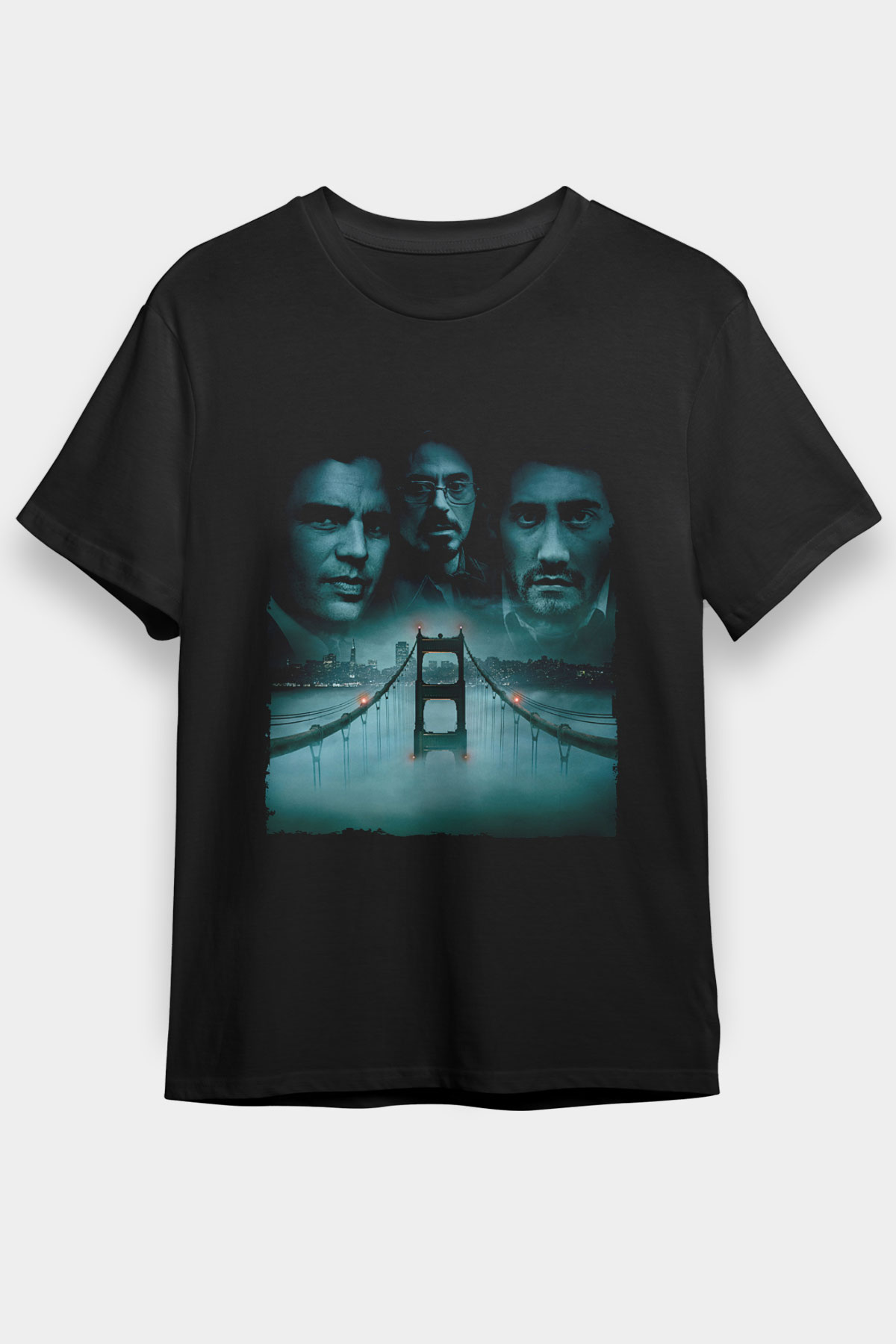 Unisex Zodiac Baskılı Siyah T-Shirt