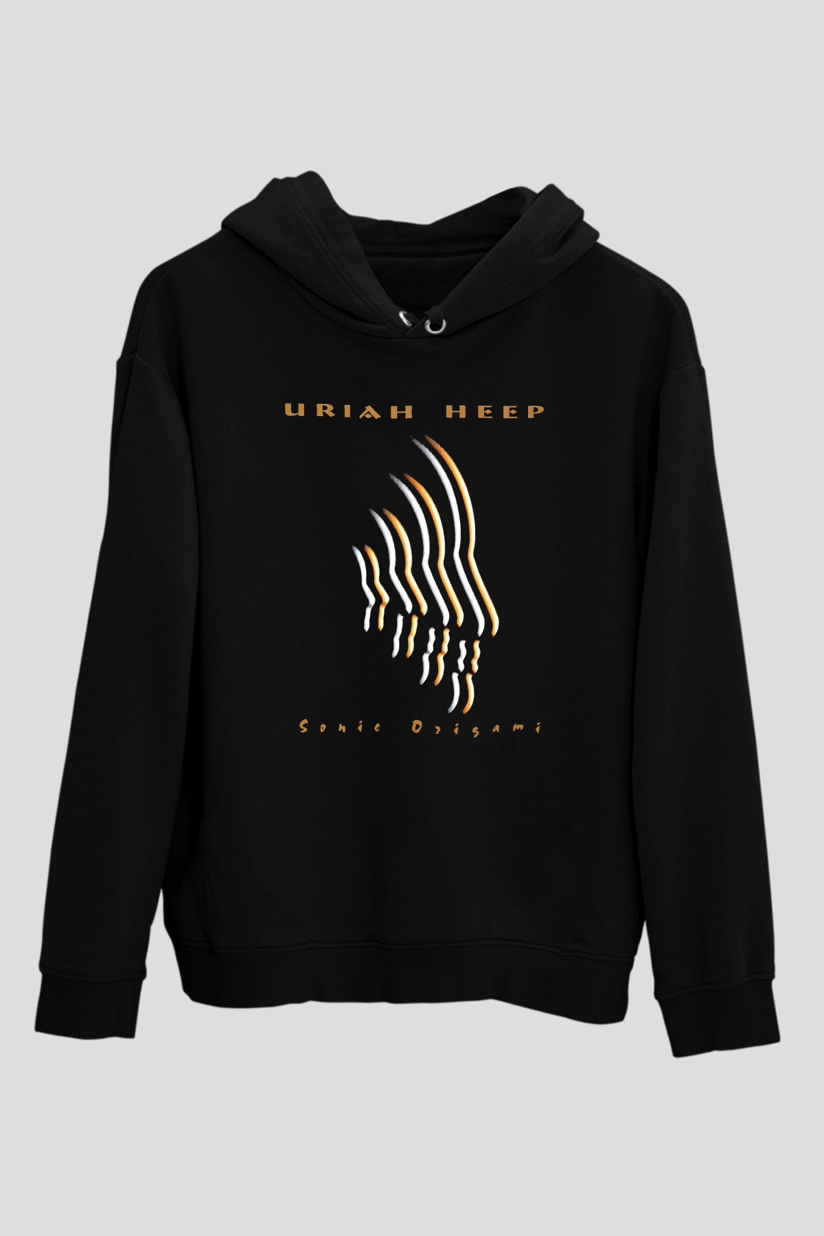 Uriah Heep Siyah Unisex Hoodie