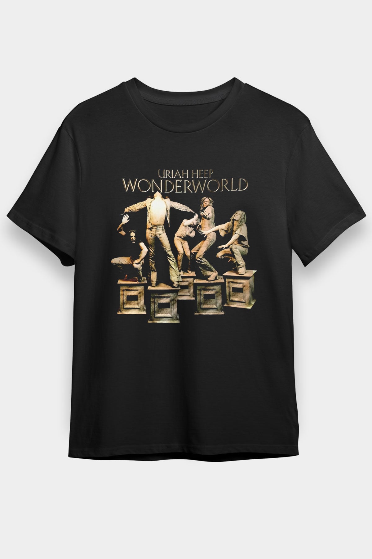 Uriah Heep Siyah Unisex Tişört T-Shirt - TişörtFabrikası