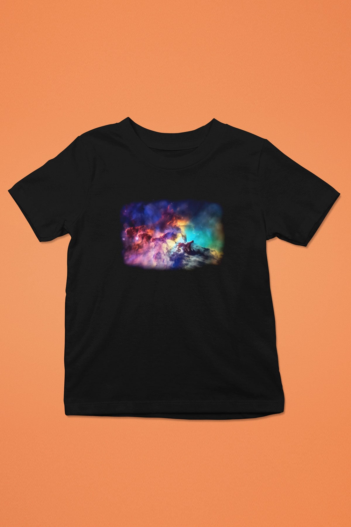 Uzay Siyah Unisex Çocuk Tişört
