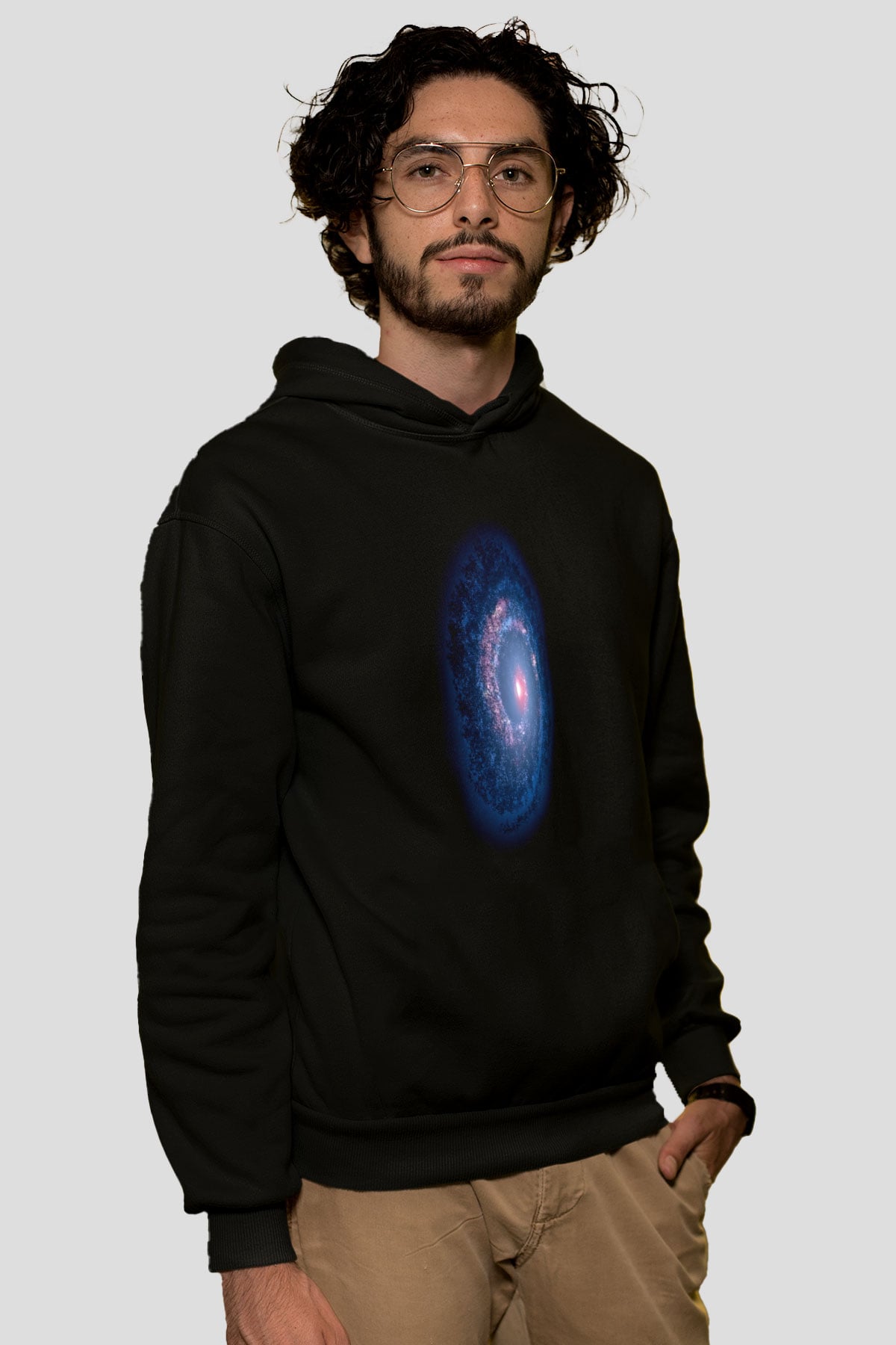 Uzay Siyah Unisex Hoodie