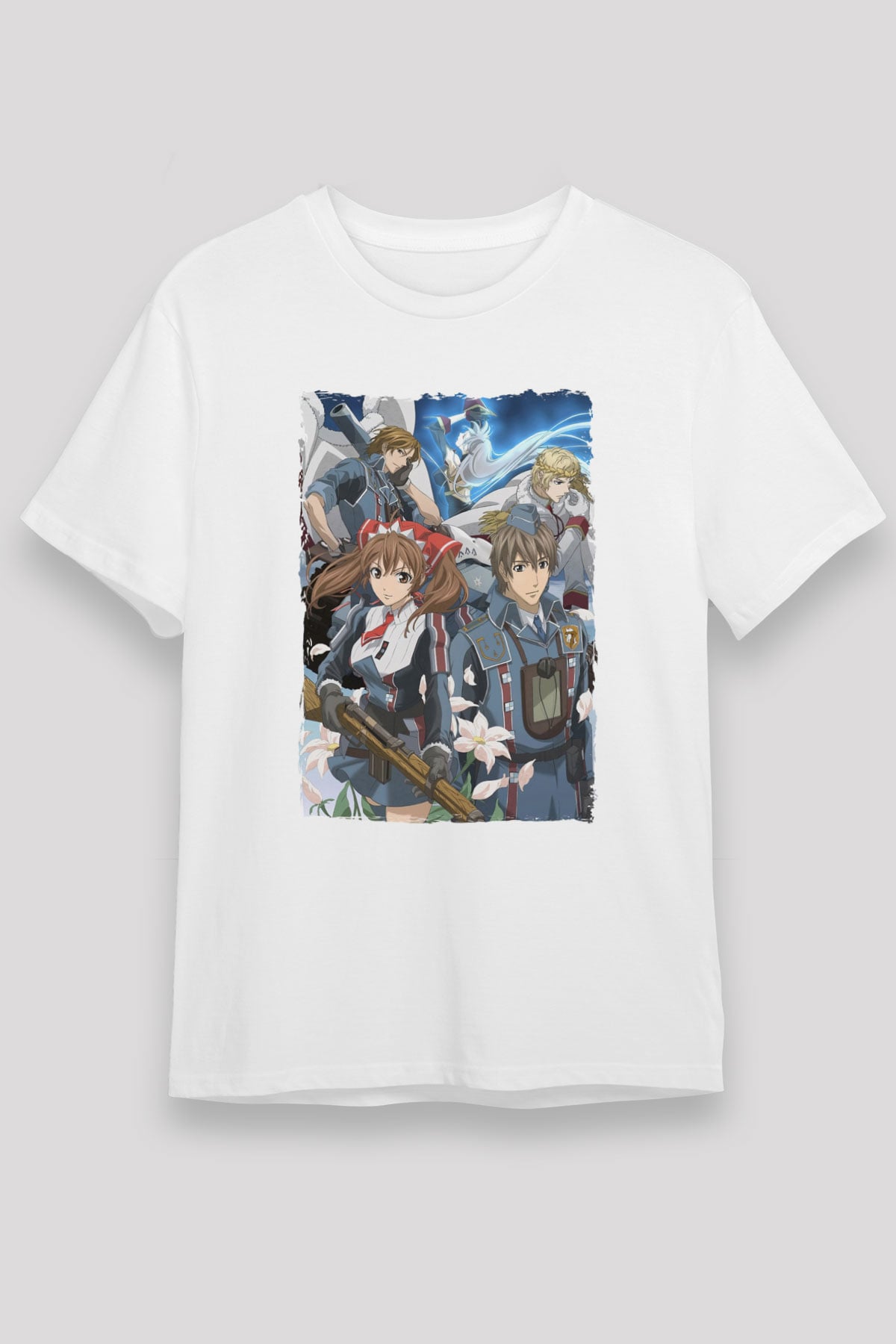 Valkyria Chronicles Beyaz Unisex Tişört T-Shirt