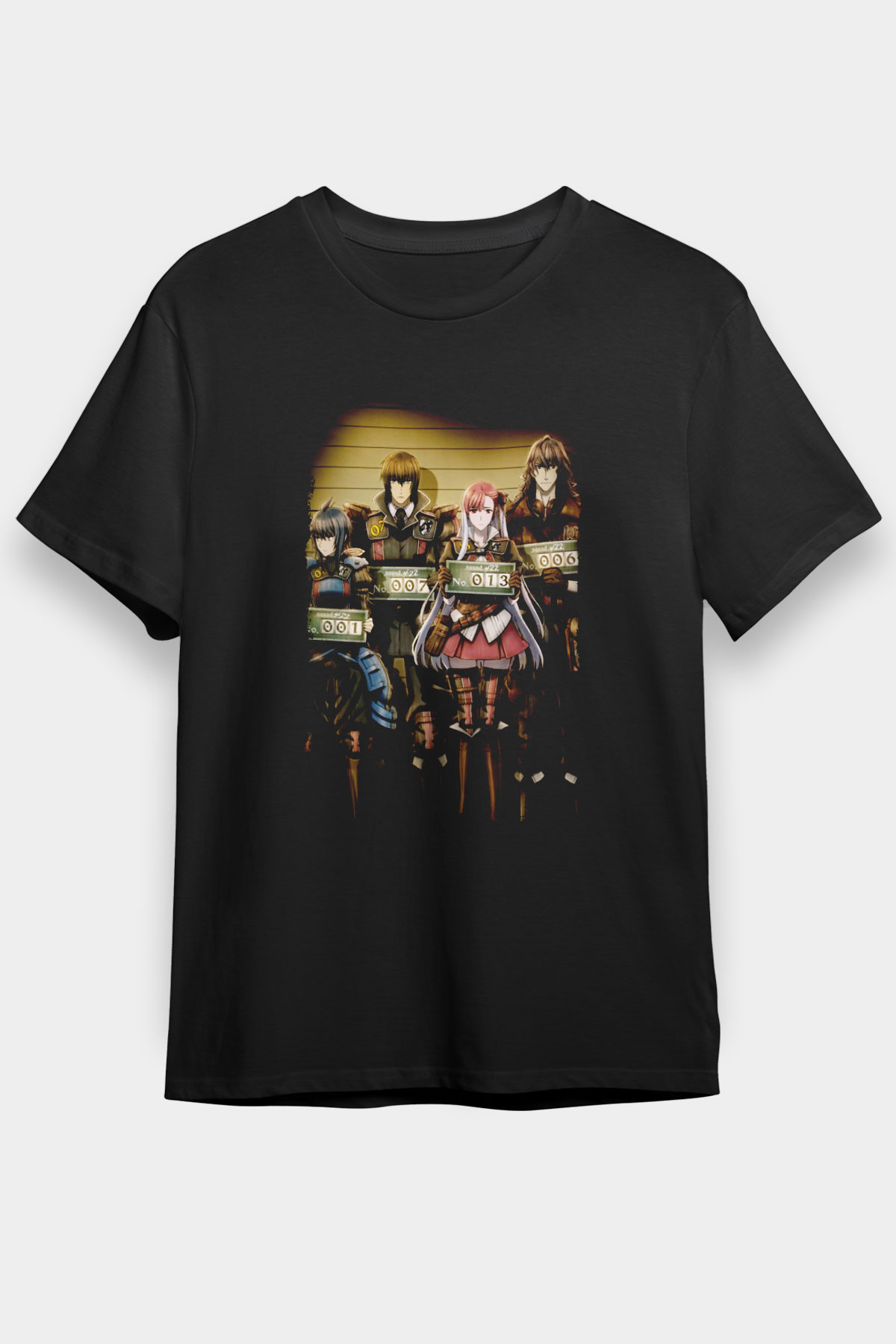 Valkyria Chronicles Siyah Unisex Tişört T-Shirt