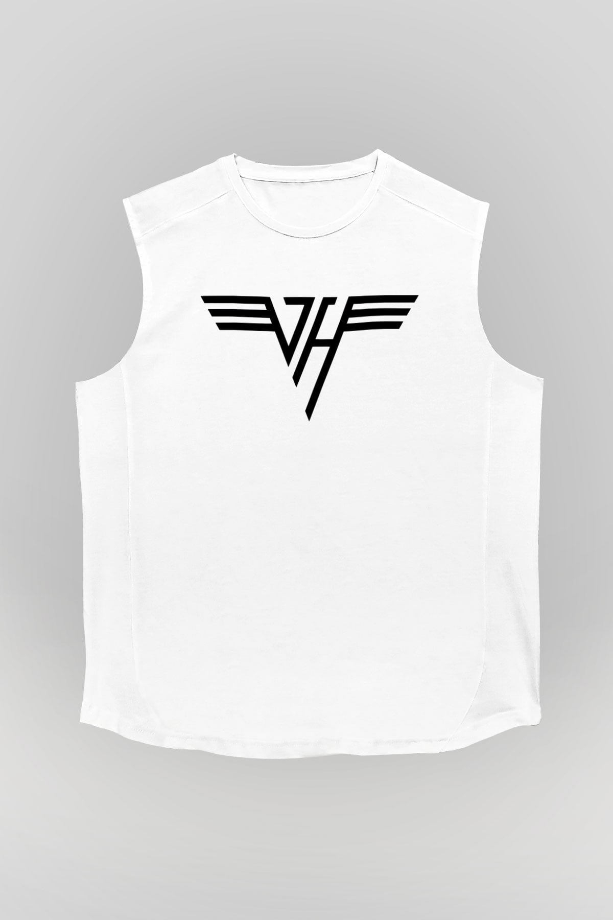 Van Halen Beyaz Unisex Kolsuz Tişört
