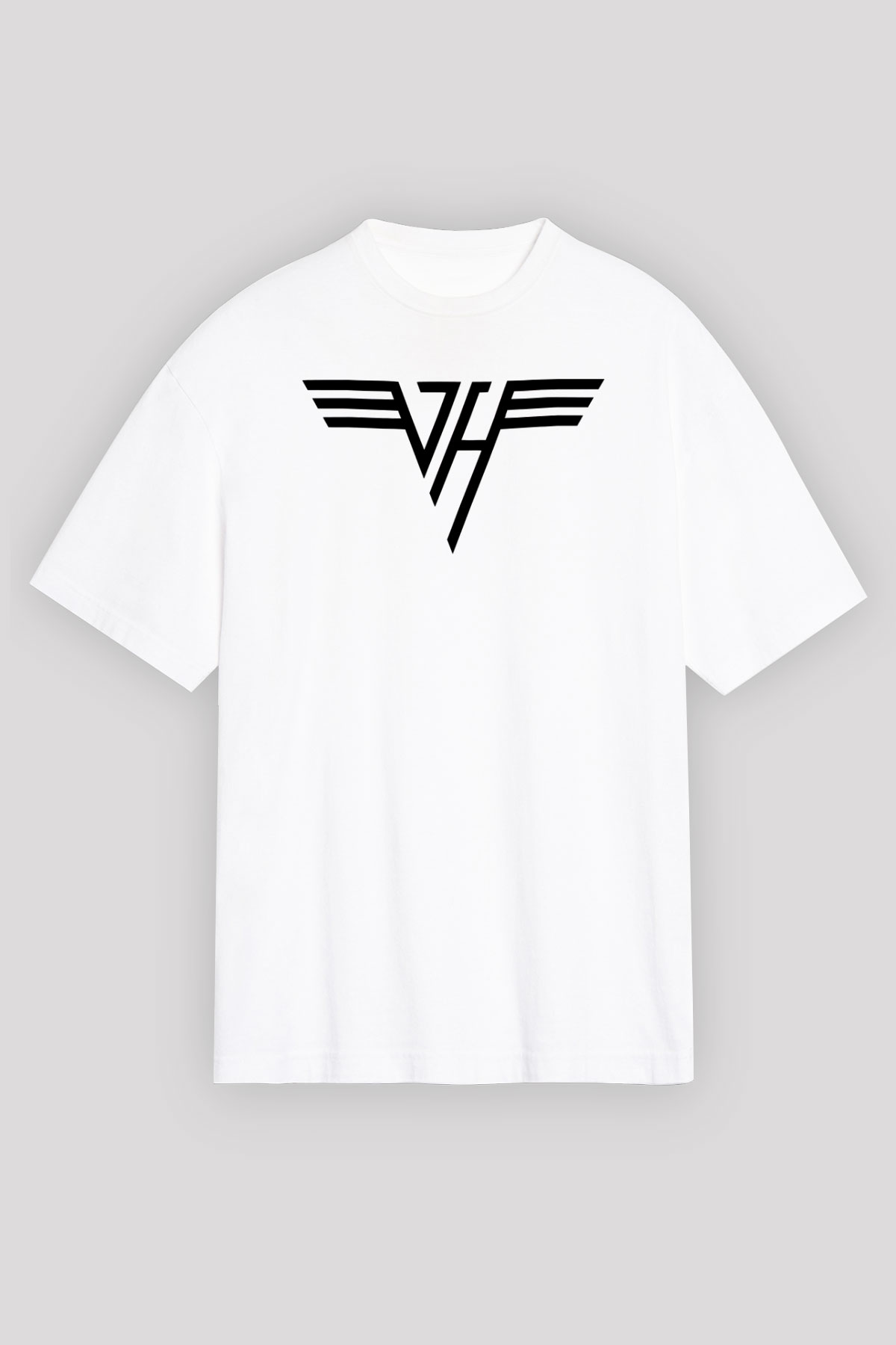 Van Halen Beyaz Unisex Tişört T-Shirt - TişörtFabrikası