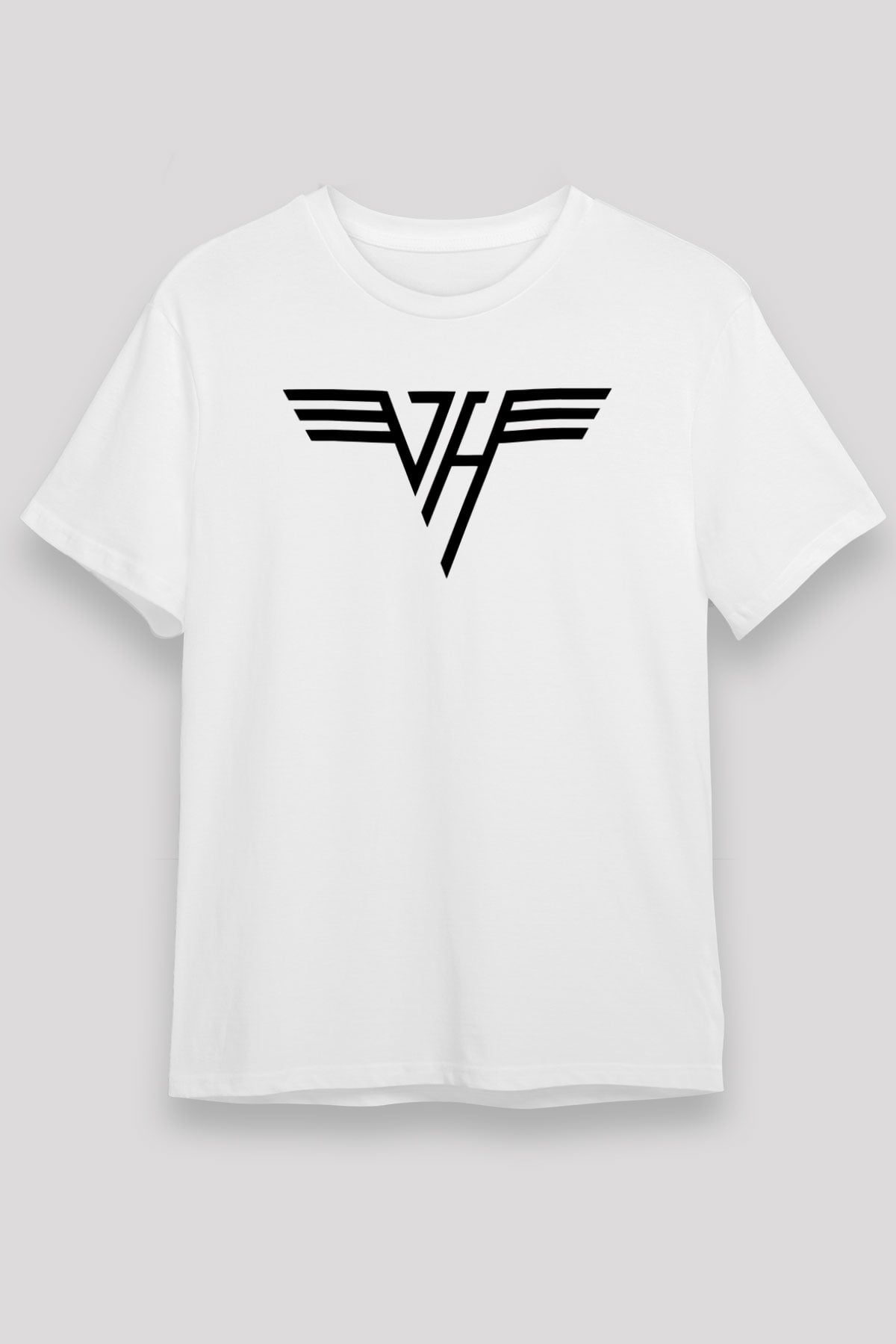 Van Halen Beyaz Unisex Tişört T-Shirt - TişörtFabrikası