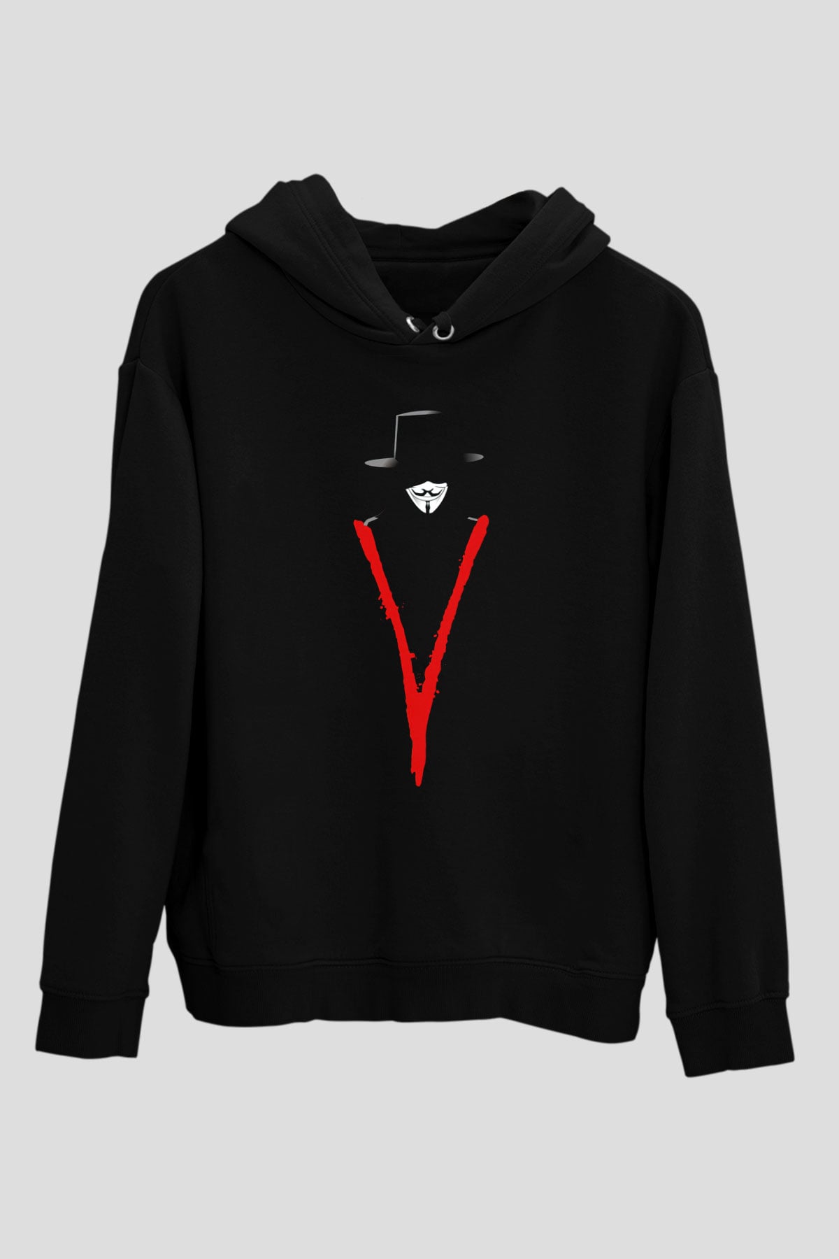 Vendetta Siyah Unisex Hoodie