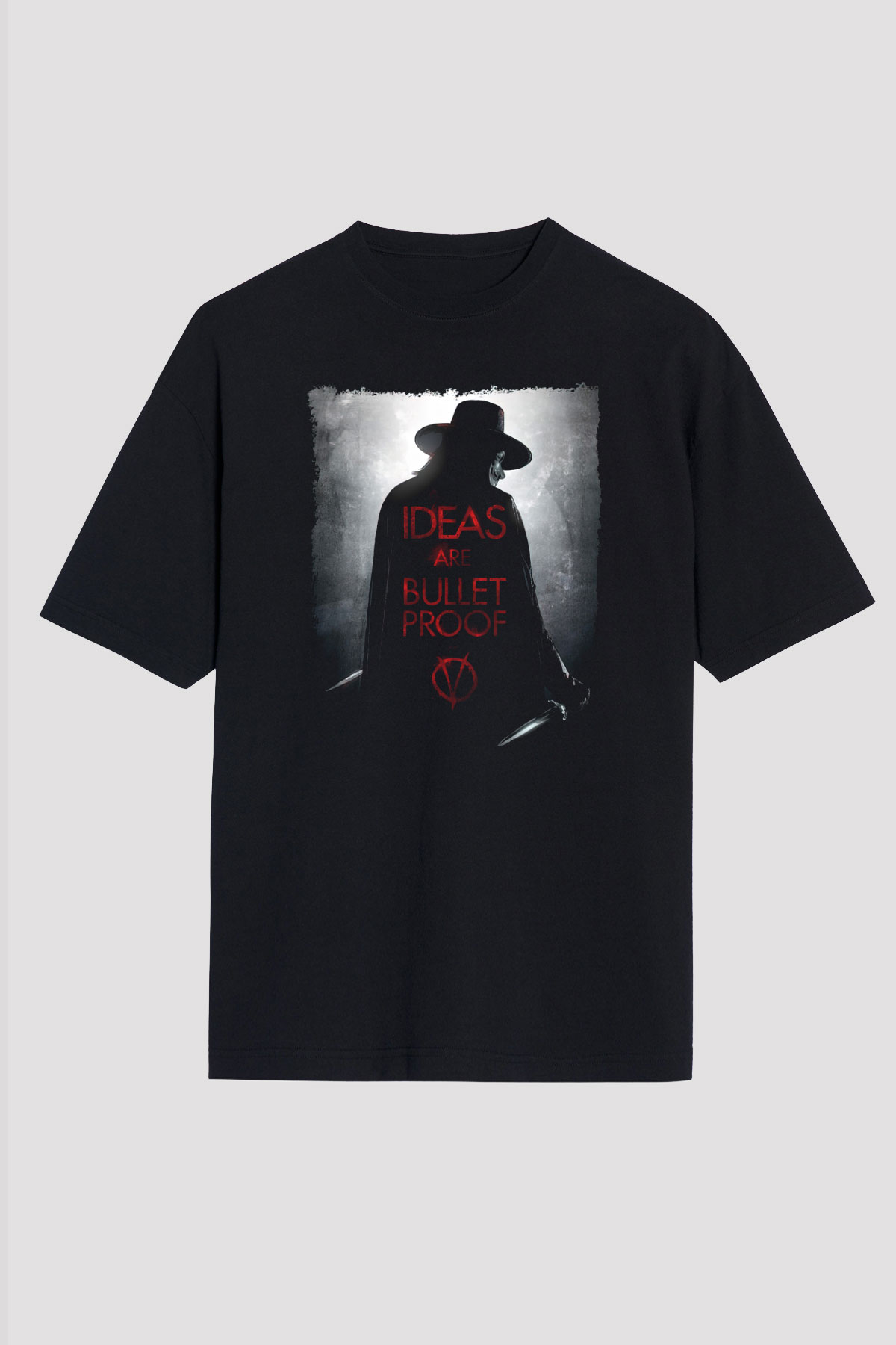 Vendetta Siyah Unisex Tişört T-Shirt