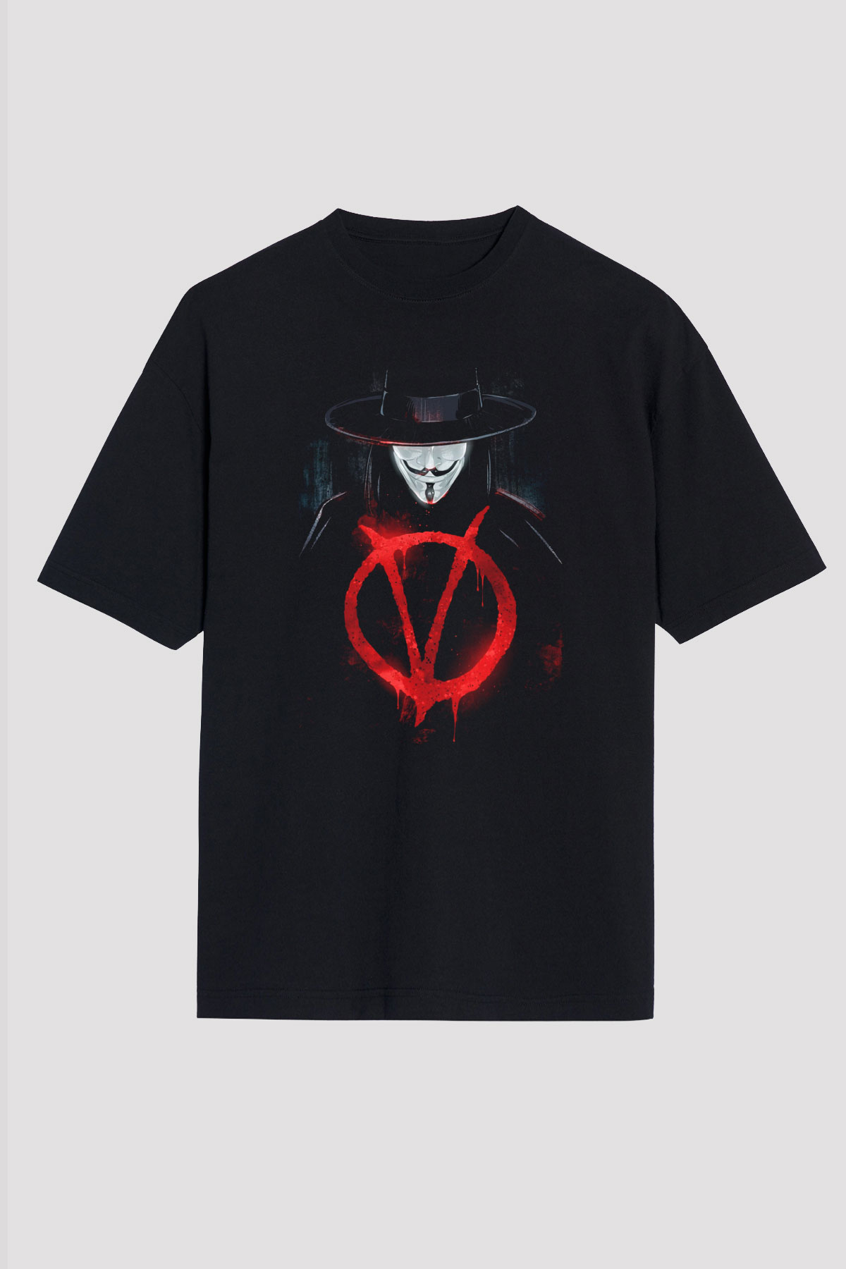 Vendetta Siyah Unisex Tişört T-Shirt
