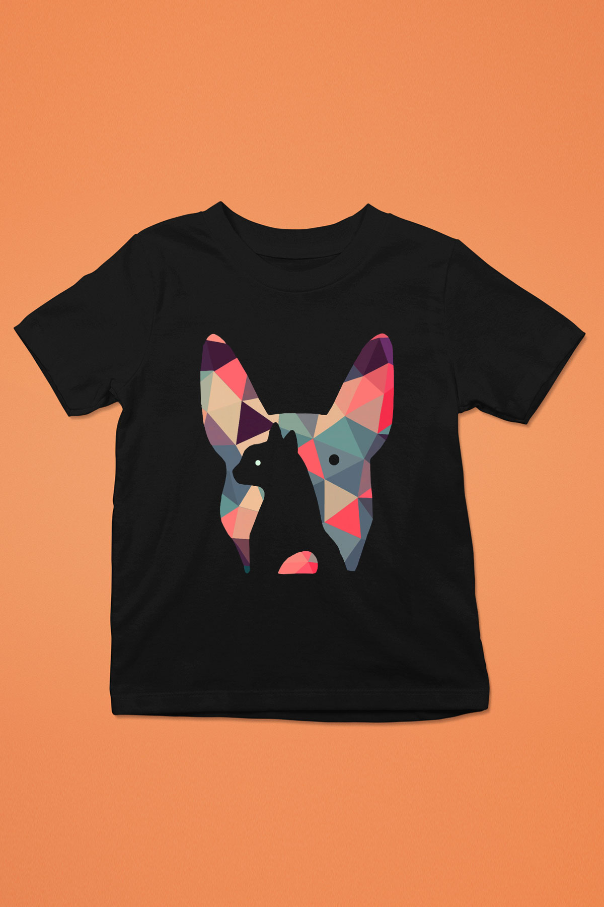 Veteriner Baskılı Siyah Unisex Çocuk Tişört