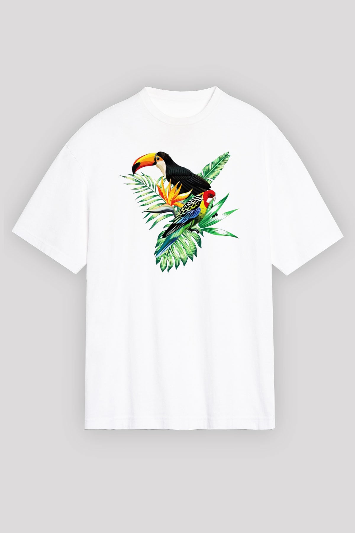 Veteriner Beyaz Unisex Oversize Tişört T-Shirt