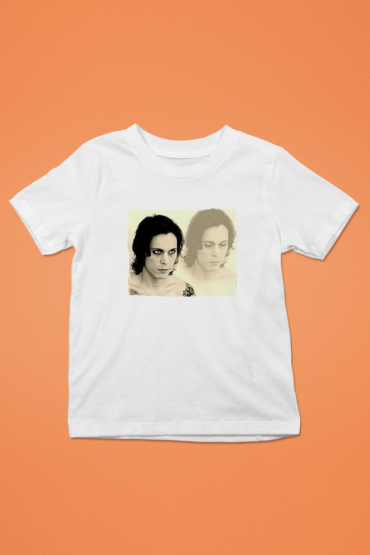 Ville Valo Baskılı Beyaz Unisex Beyaz Çocuk Tişört - Tshirt