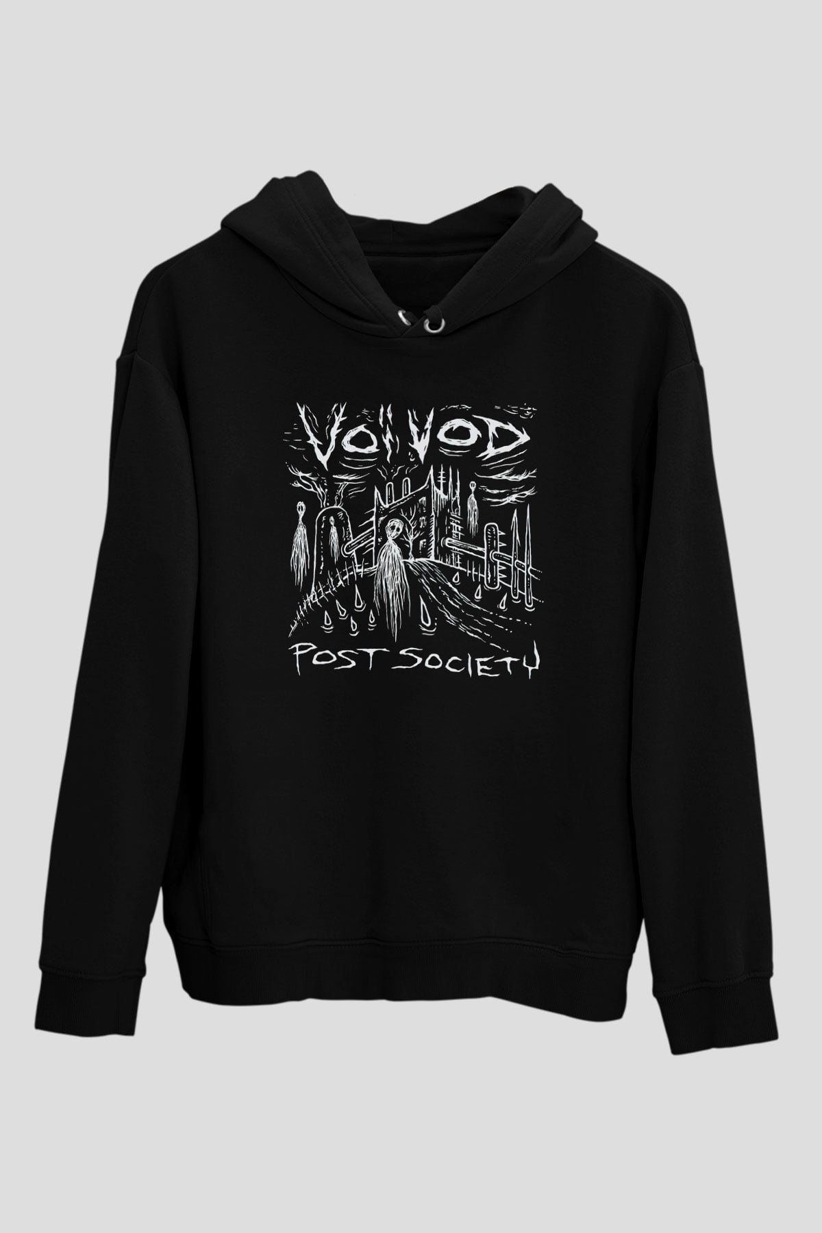 Voivod Siyah Unisex Hoodie