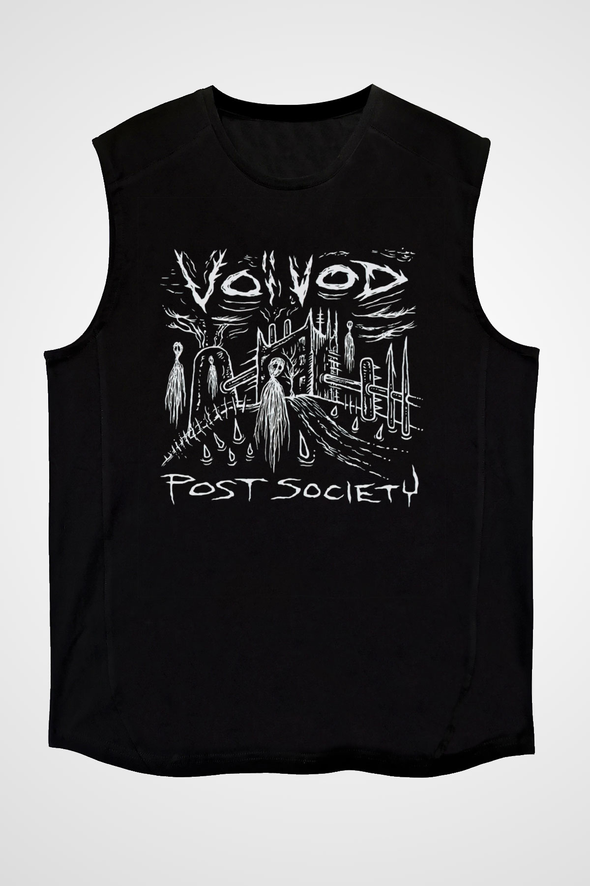 Voivod Siyah Unisex Kolsuz Tişört