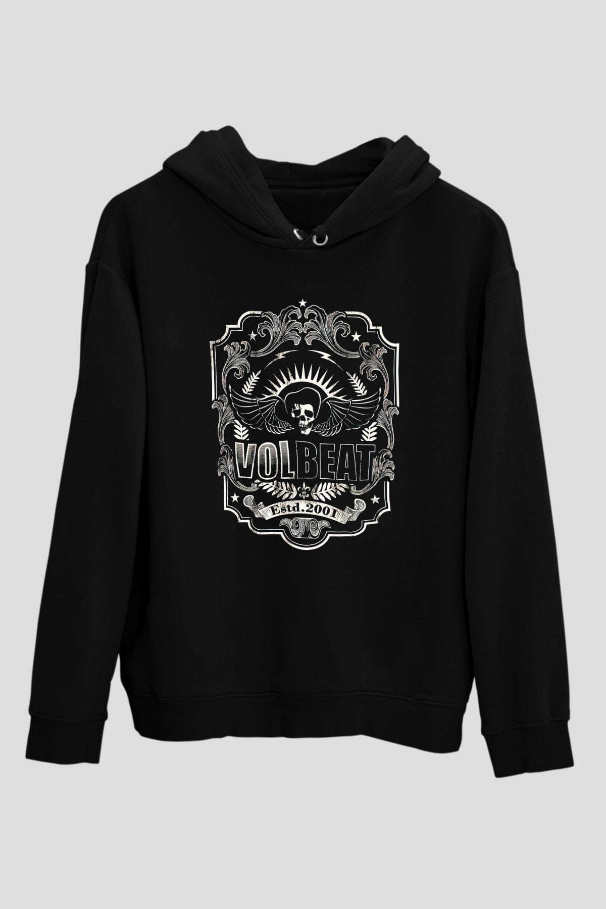 Volbeat Siyah Unisex Hoodie
