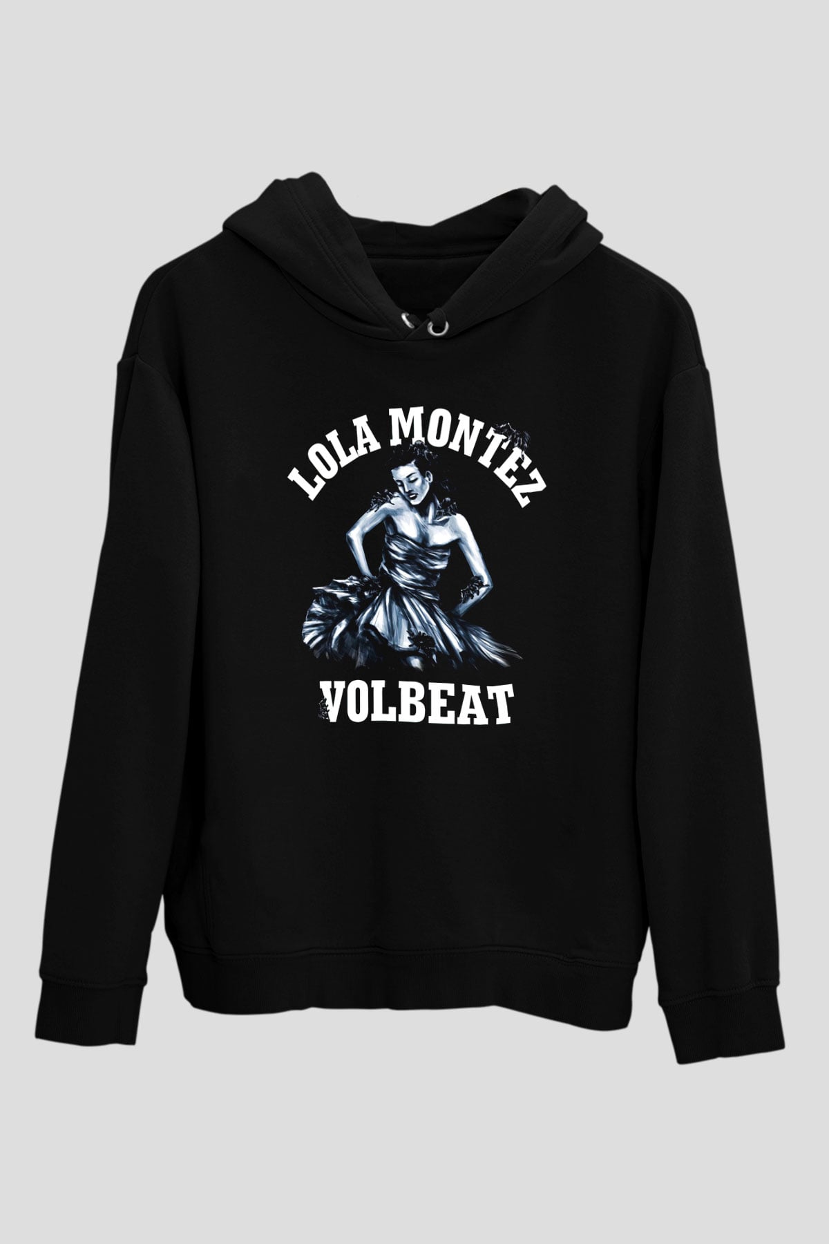 Volbeat Siyah Unisex Kapüşonlu Sweatshirt